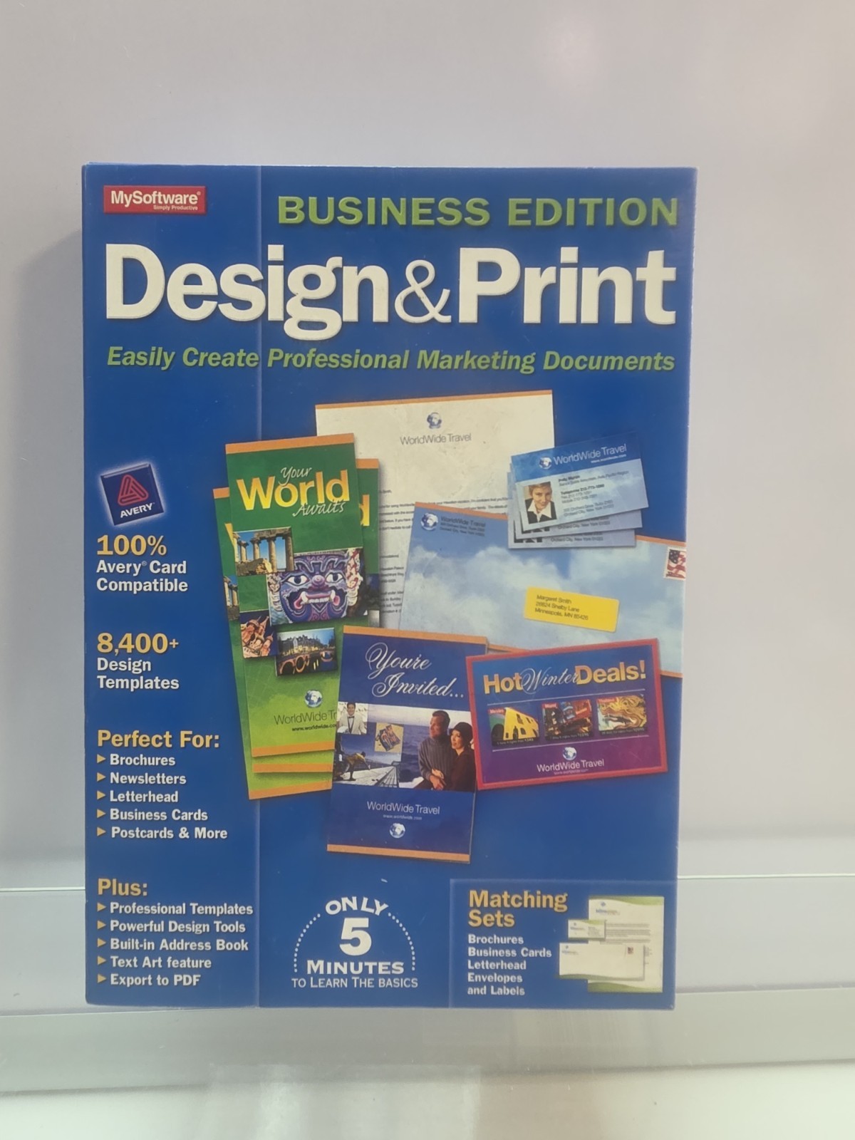 MySoftware Design & Print Business Edition Desktop Publishing Software CD