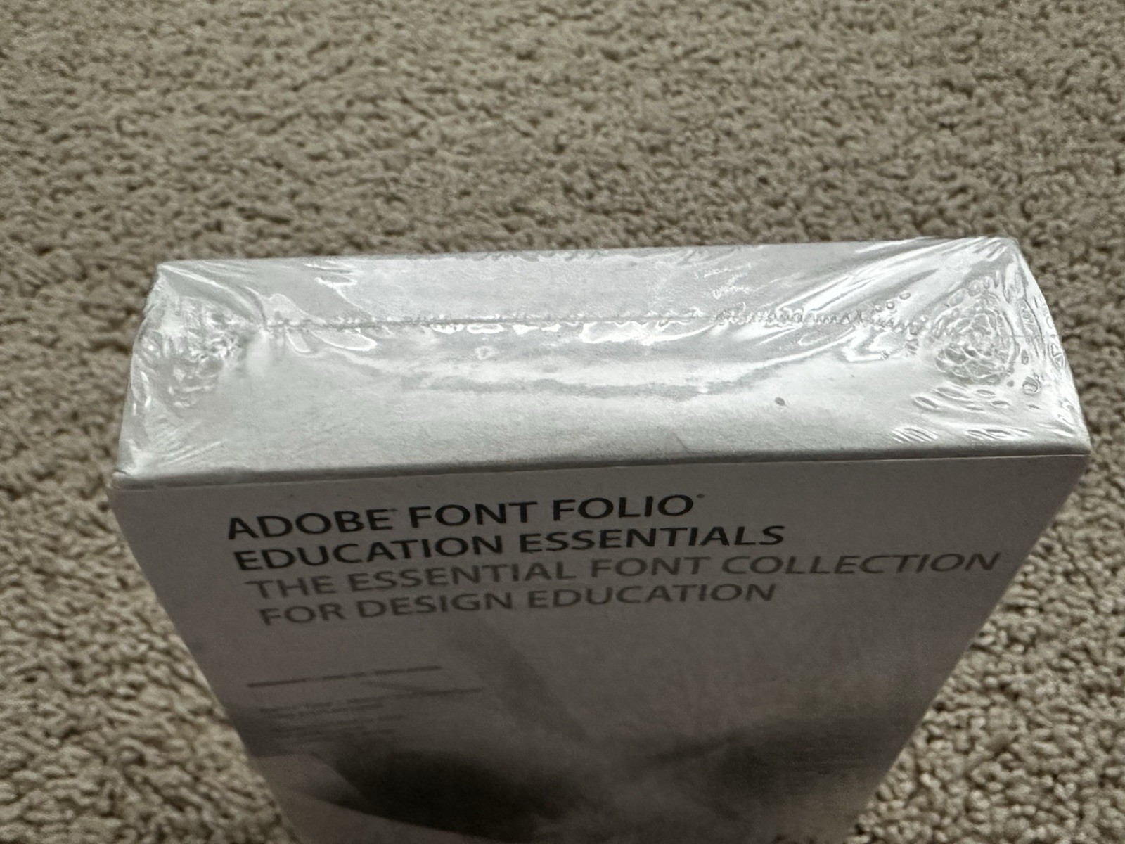 Unopened Adobe Font Folio Education Essentials For Windows / Mac OS Design Edu