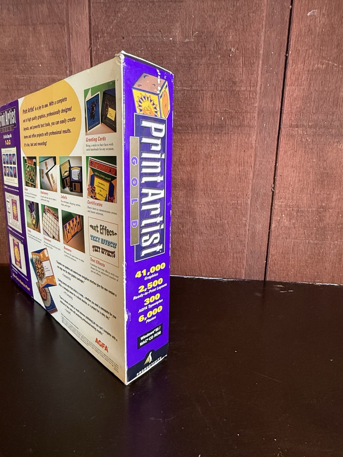 Vintage 1998 Sierra Print Artist Gold – Desktop Publishing Software Box – NEW