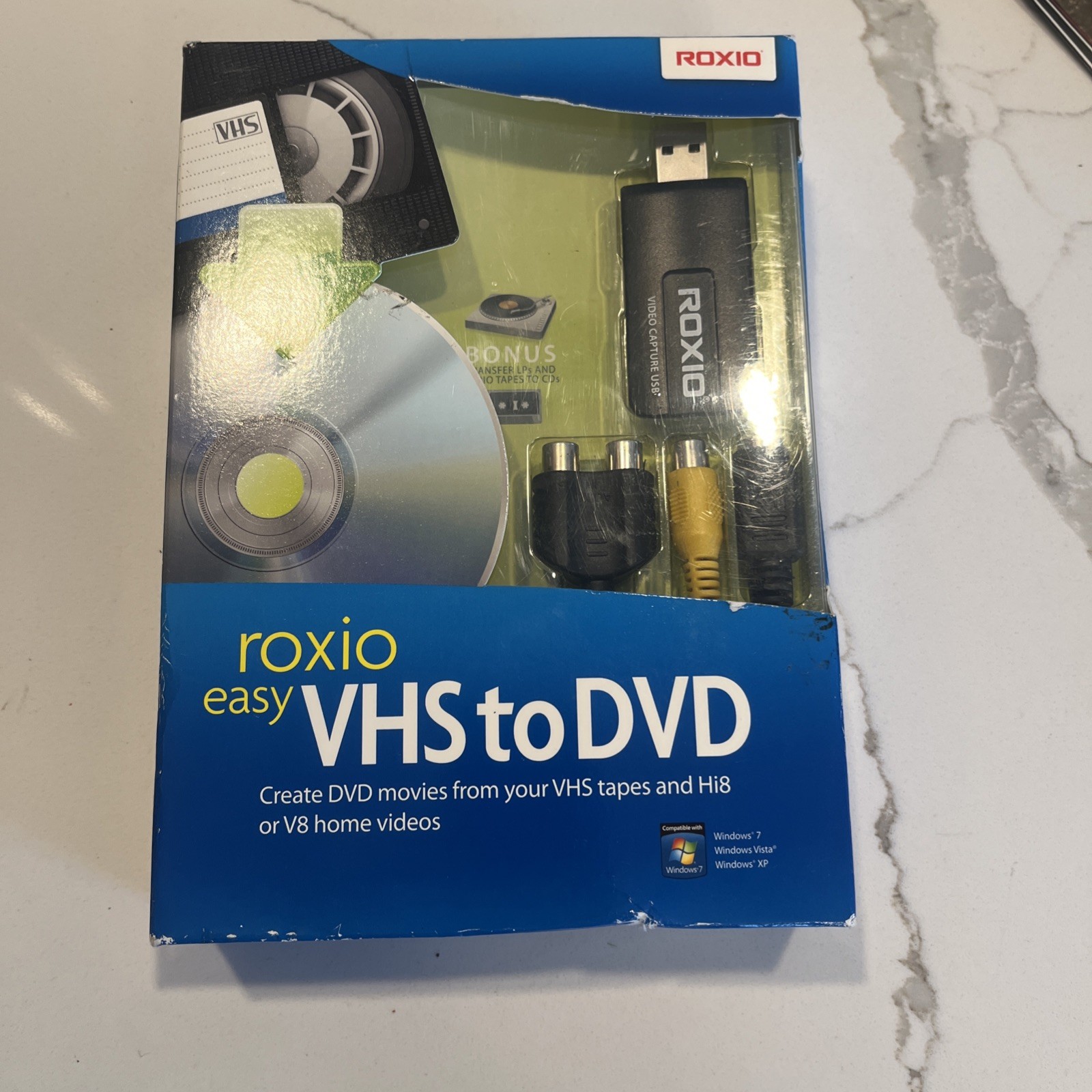Roxio Easy VHS to DVD – Transfer Video Tape to PC or DVD – Windows 7 Vista XP