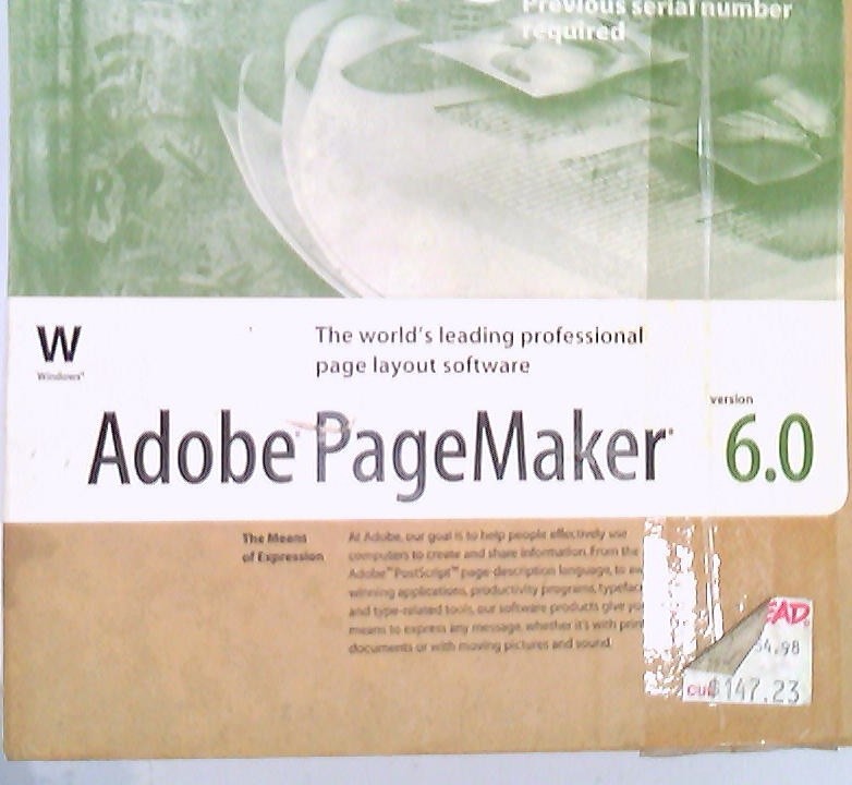 ✅ Adobe~Pagemaker 6.0~Upgrade Software~Bundle 3.5 Disks~Windows