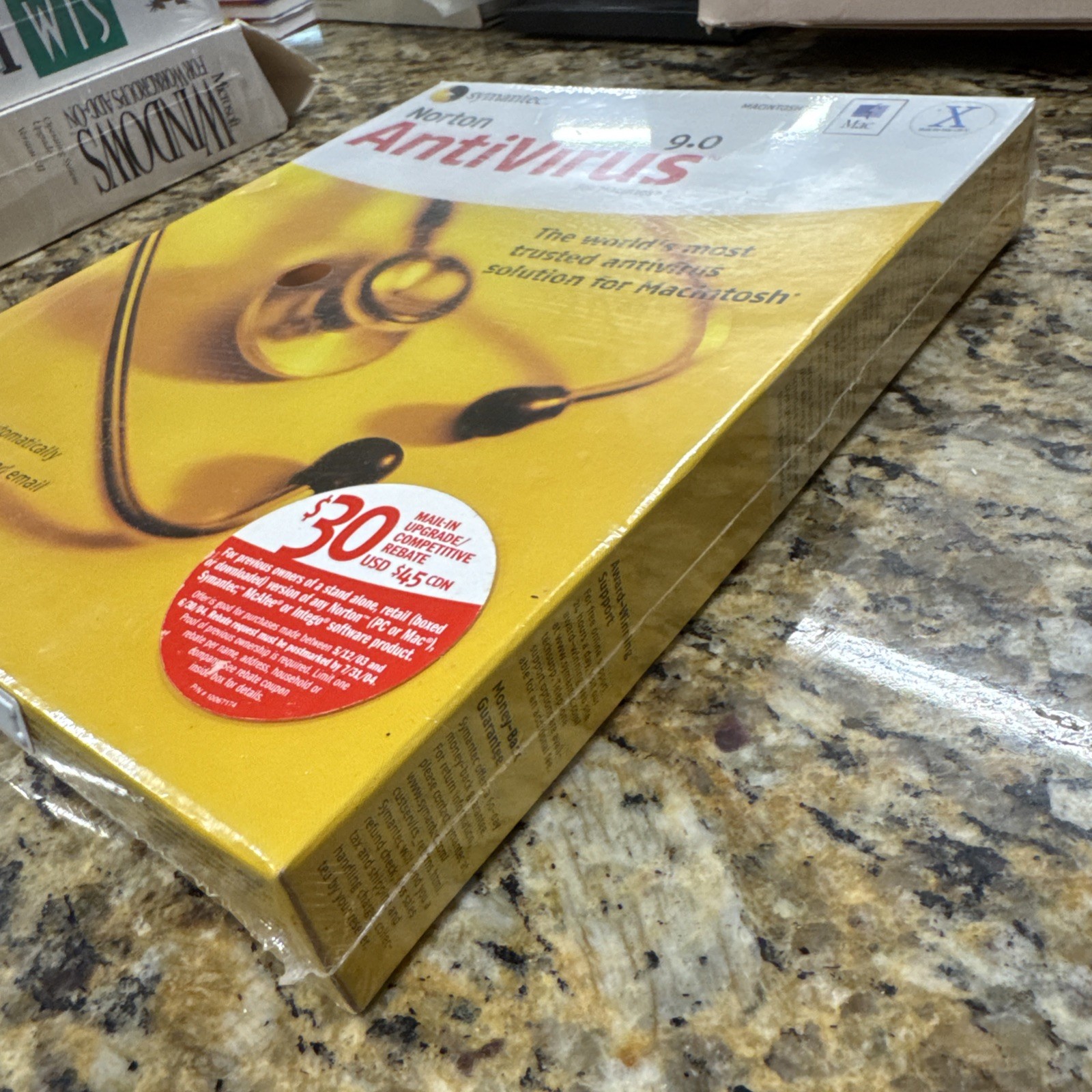 Norton Antivirus 2003 MAC ANTIVIRUS 9.0 VERSION SEALED NEW VINTAGE
