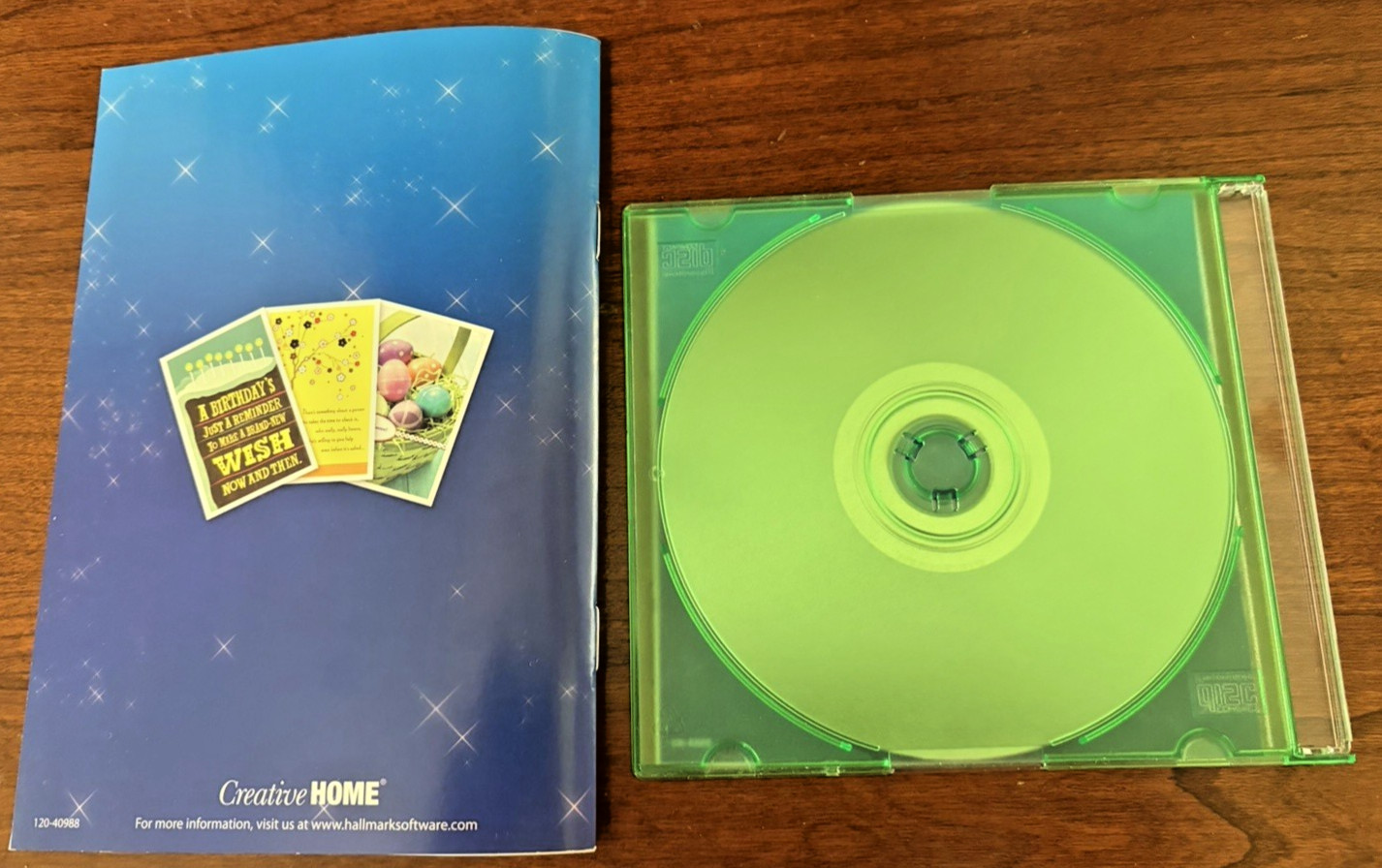 Hallmark Greeting Card/ Instruction Manual/Software These Items only see photo’s