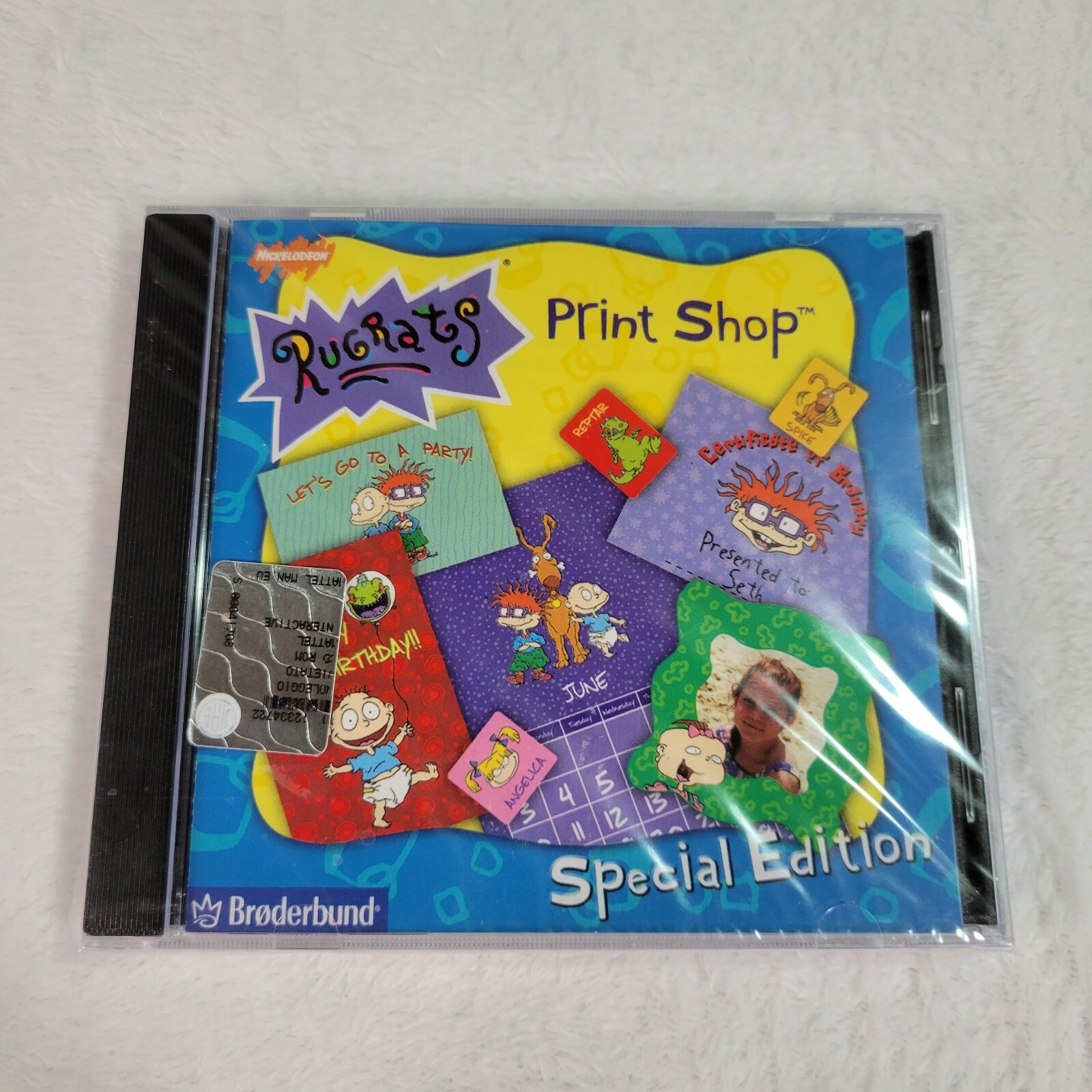 BRAND NEW Vintage 90s Nickelodeon Rugrats Print Shop CD Rom FACTORY SEALED NOS