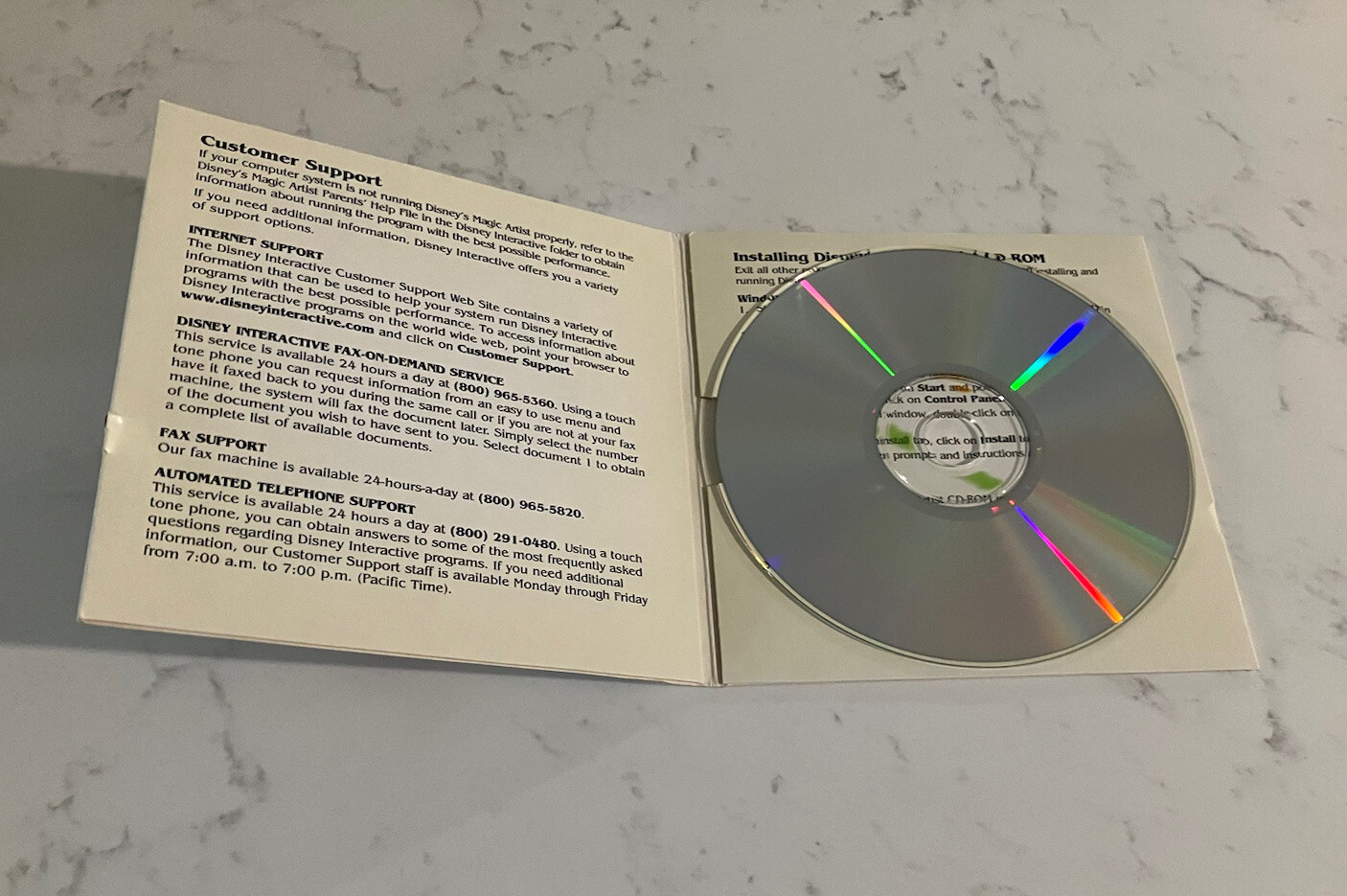 Disney’s Magic Artist Classic PC CD Rom 95 98 Macintosh Vintage