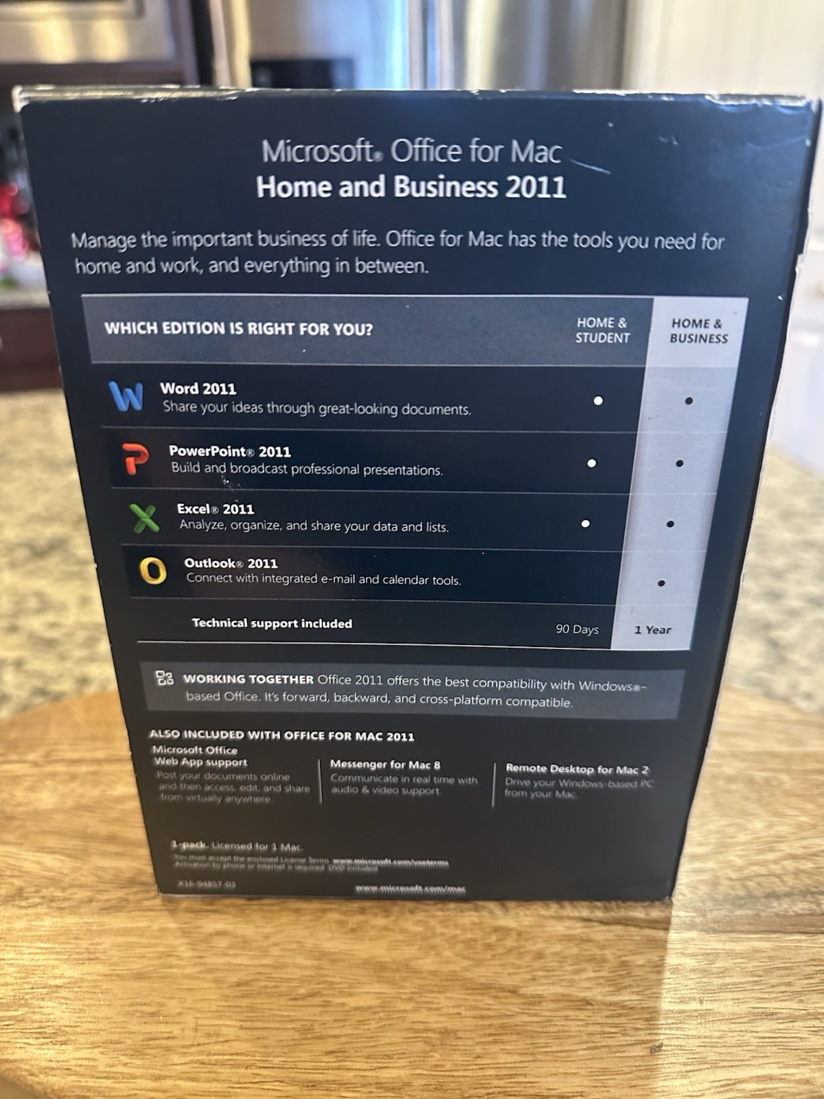 2011 Microsoft Office For Mac Home And Business With Product Key