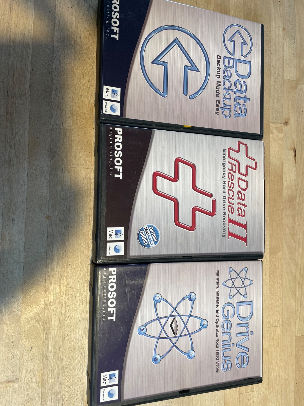 Prosoft Data Backup Made Easy, Drive Genius, and Data Rescue II w/SN’s for MAC