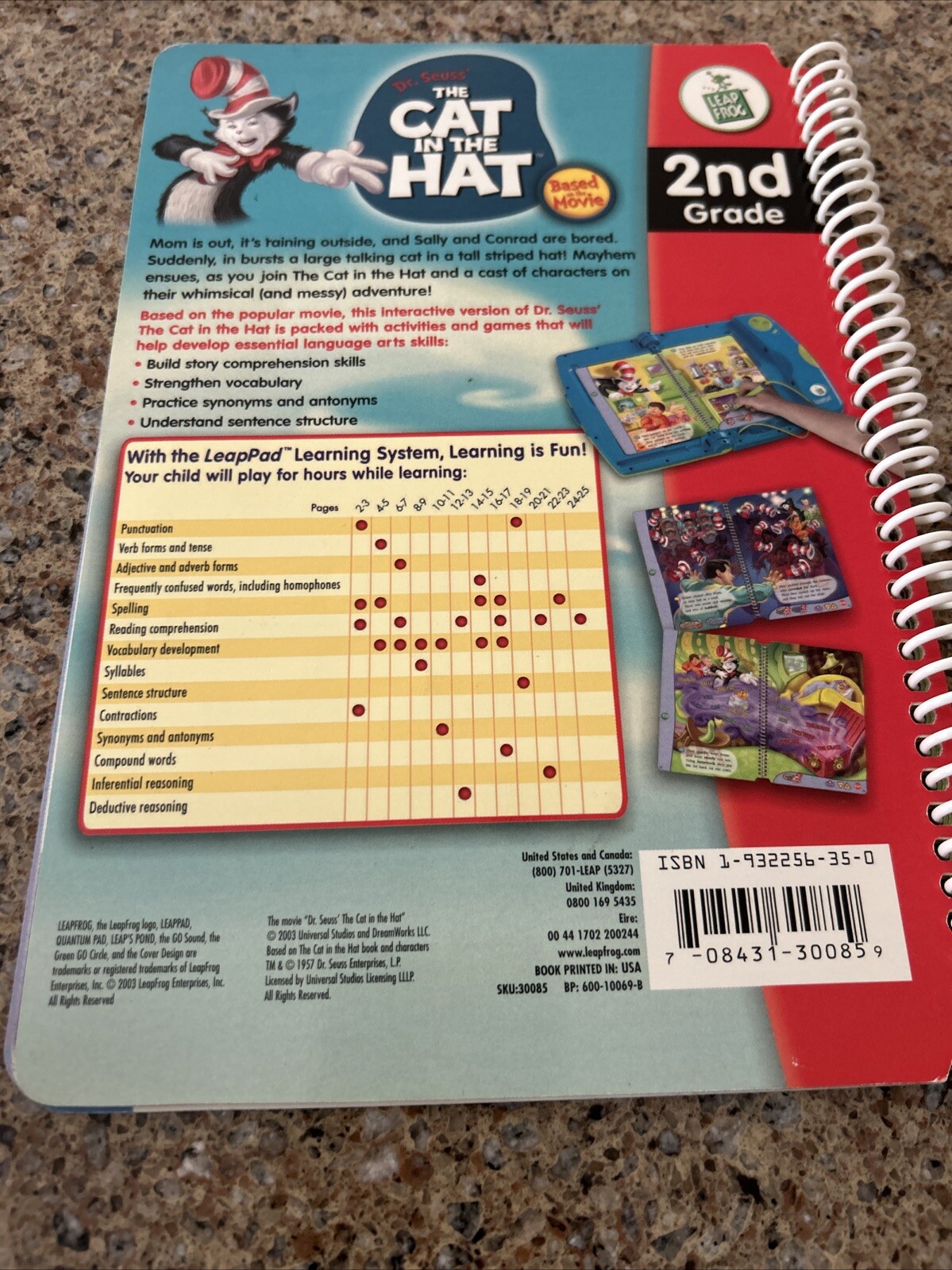 LeapFrog 2nd Grade: Dr. Seuss’ The Cat in the Hat Used