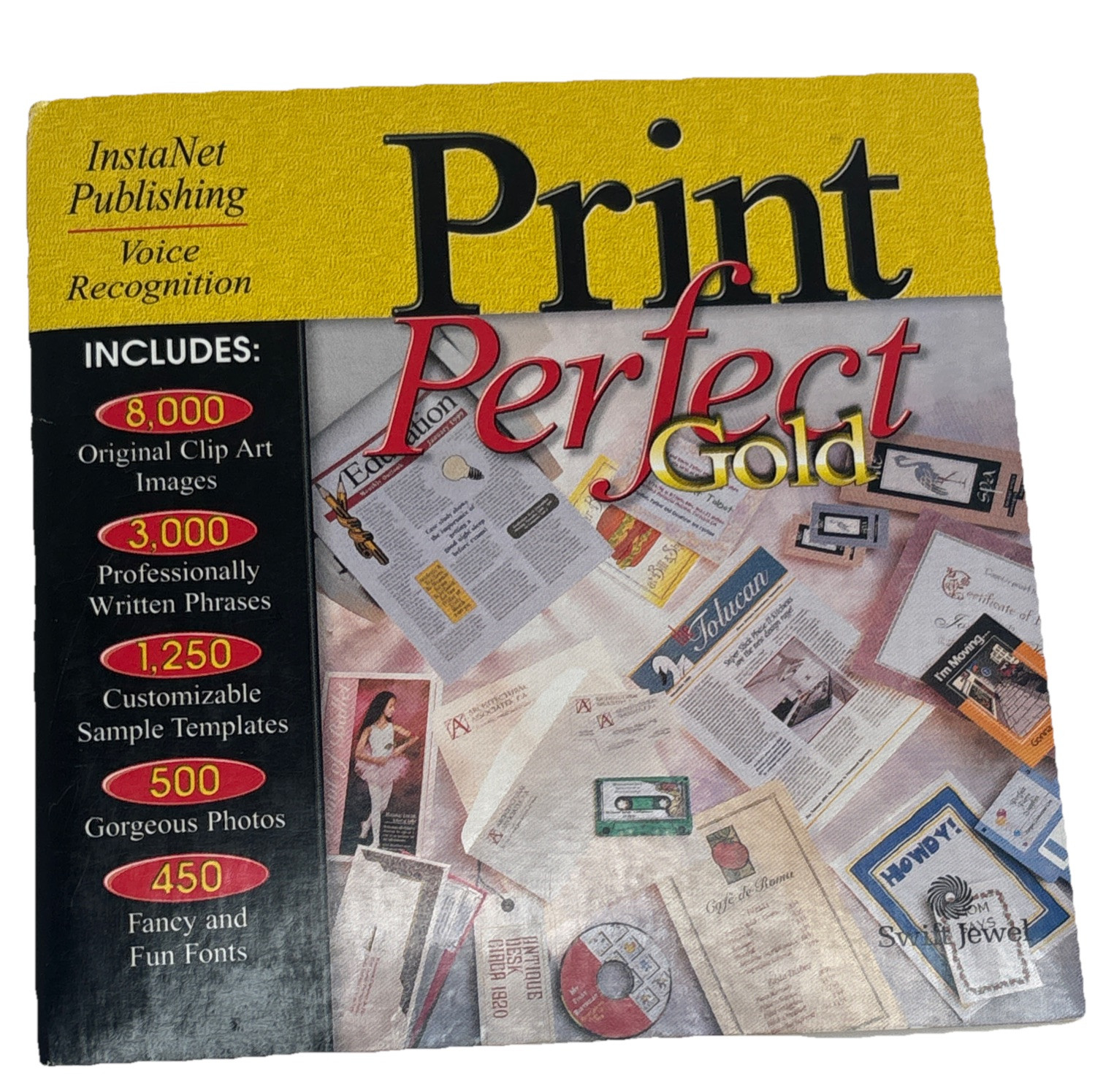 Print Perfect Gold DVD 30,000+ Clip Art Images and More