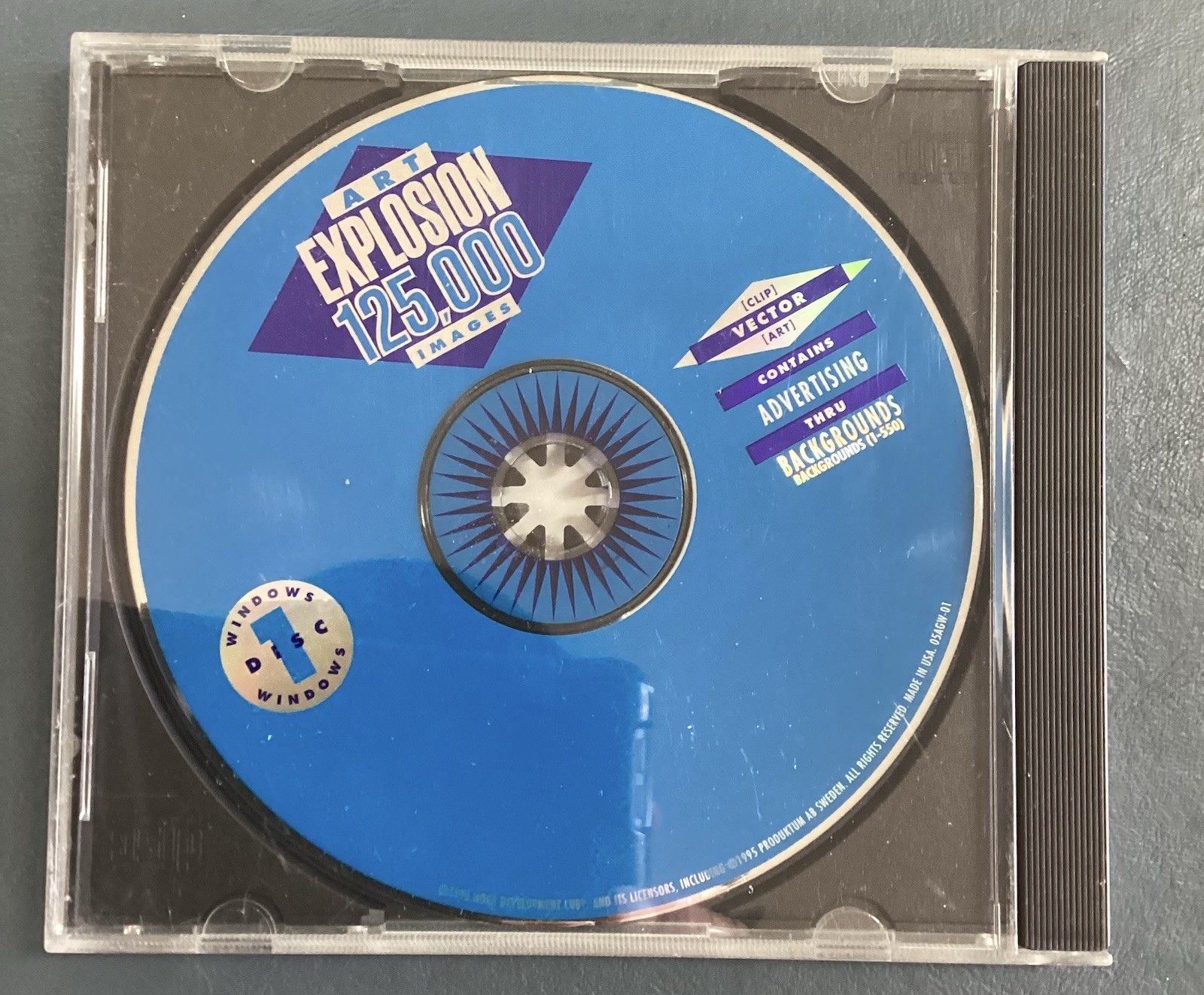 Art Explosion 10 Disk Of 125000 Computer Images & Clip Art For Advertising