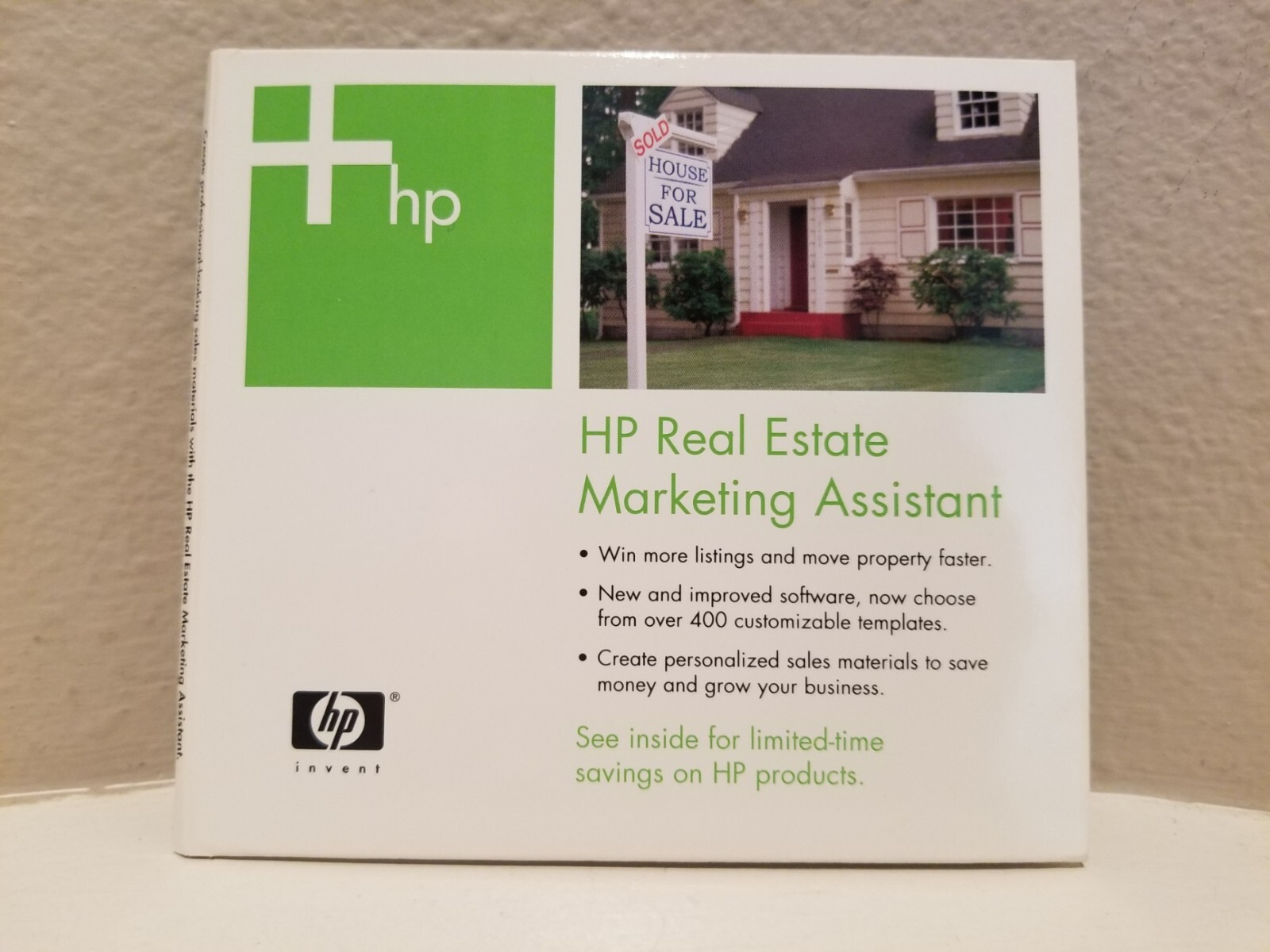 HP Real Estate Marketing Assistant – Professional Look Flyers Cards Newsletters