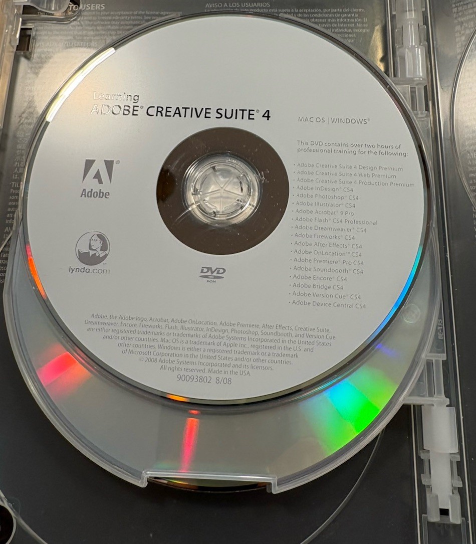 Adobe Creative Suite 4 CS4 Design Premium For Windows PC Full DVD Version