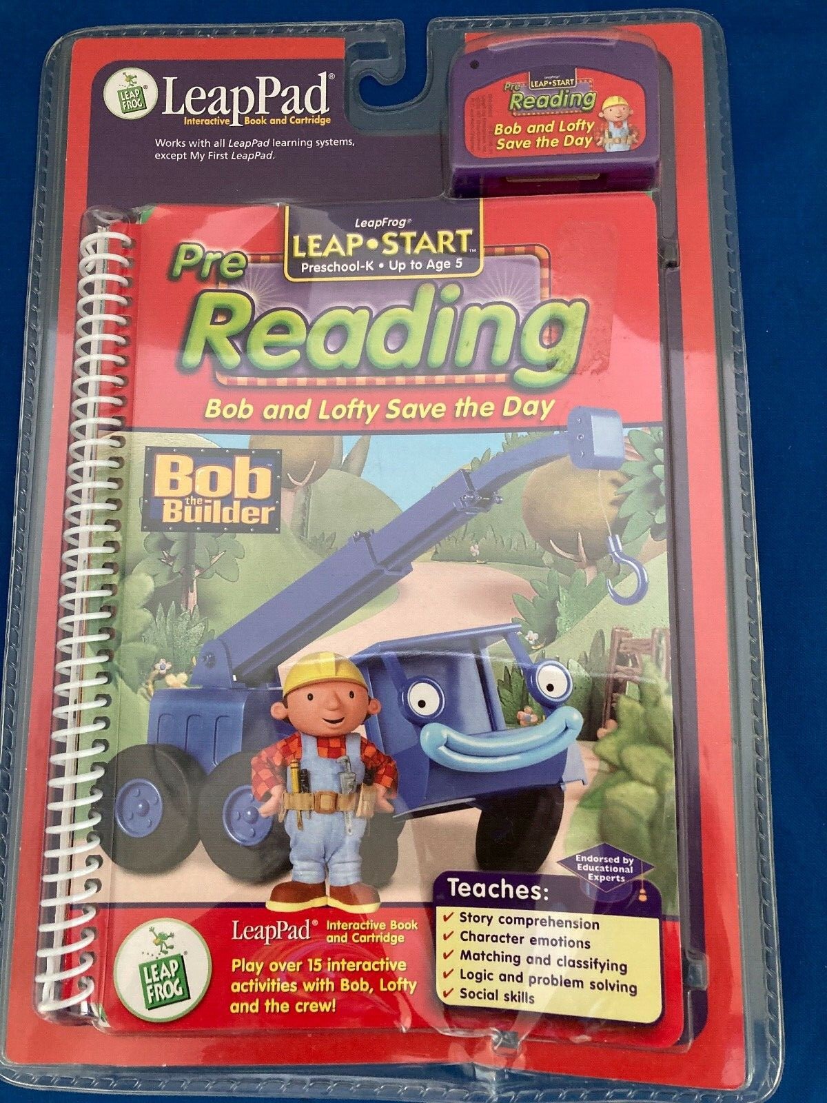 Leap Frog Leap Start, Pre-Reading Thomas The Train Engine Book & Cartridge, New