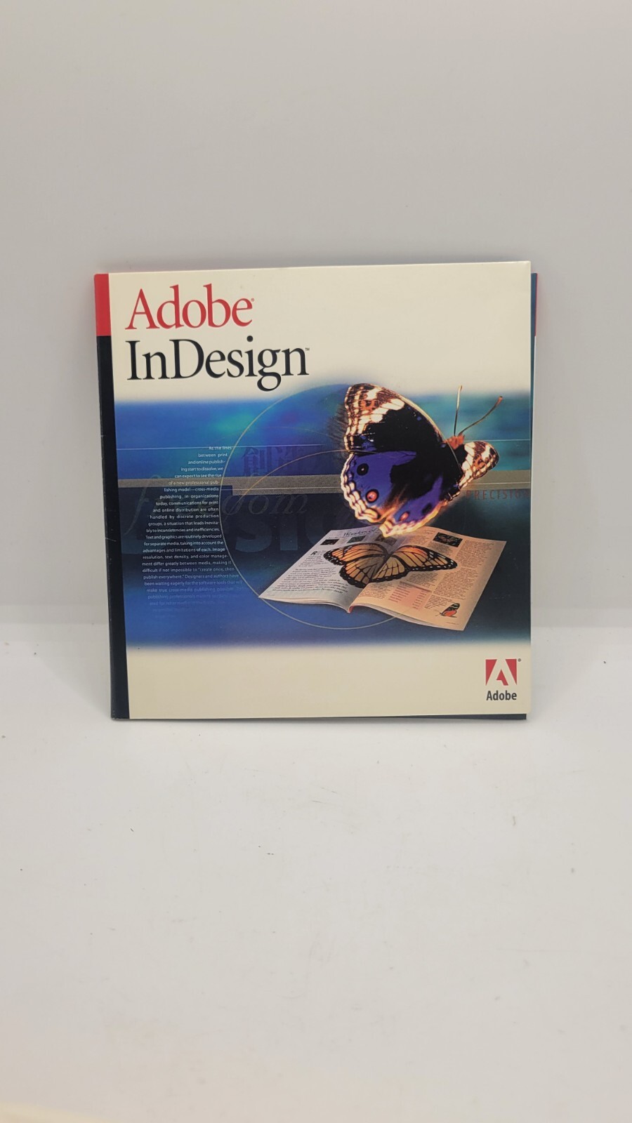 Adobe InDesign 1.0 For Macintosh Full Version Big Box Apple Computer USED READ