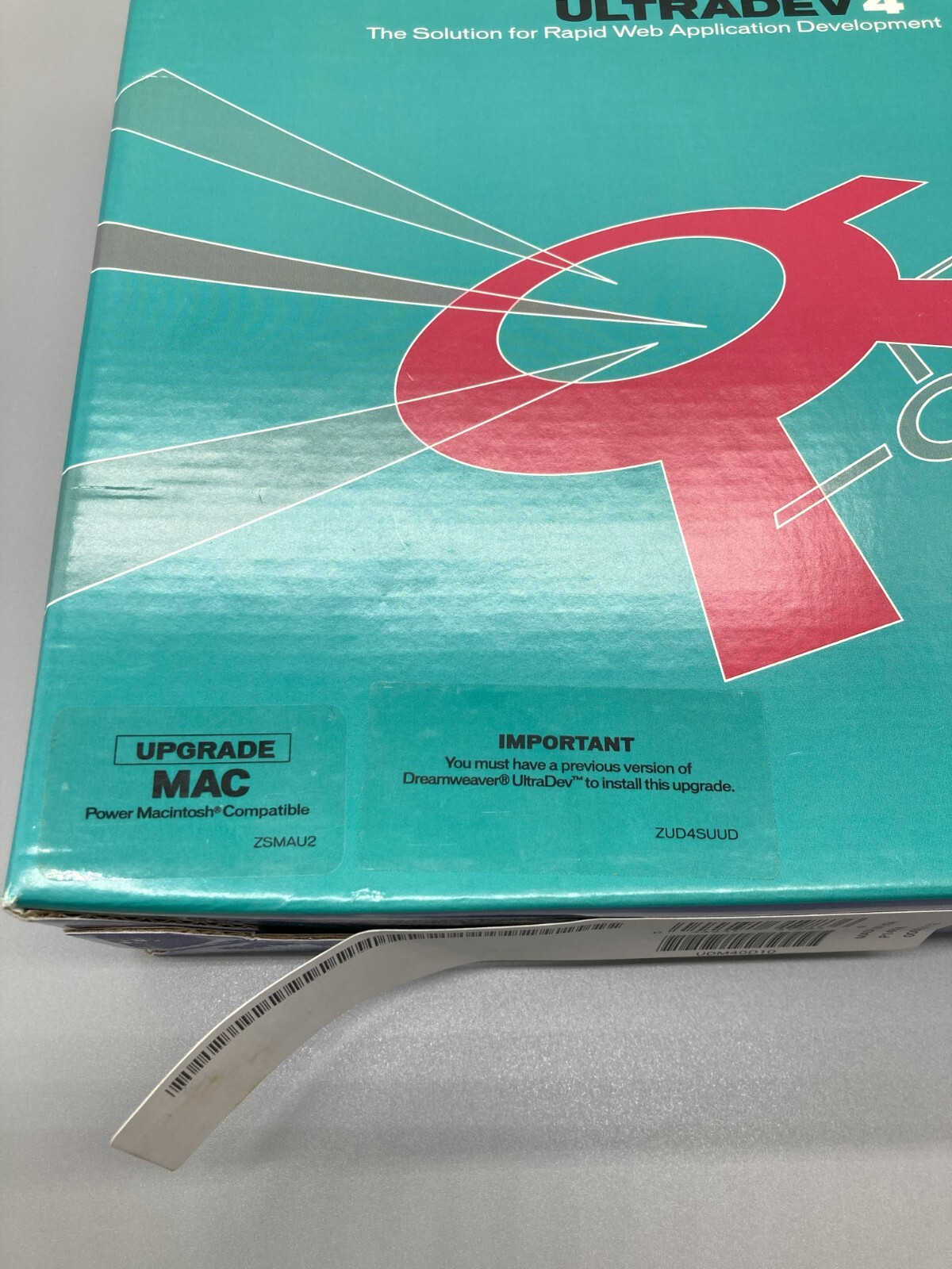 Macromedia Dreamweaver UltraDev 4 Upgrade for Mac- Retail box