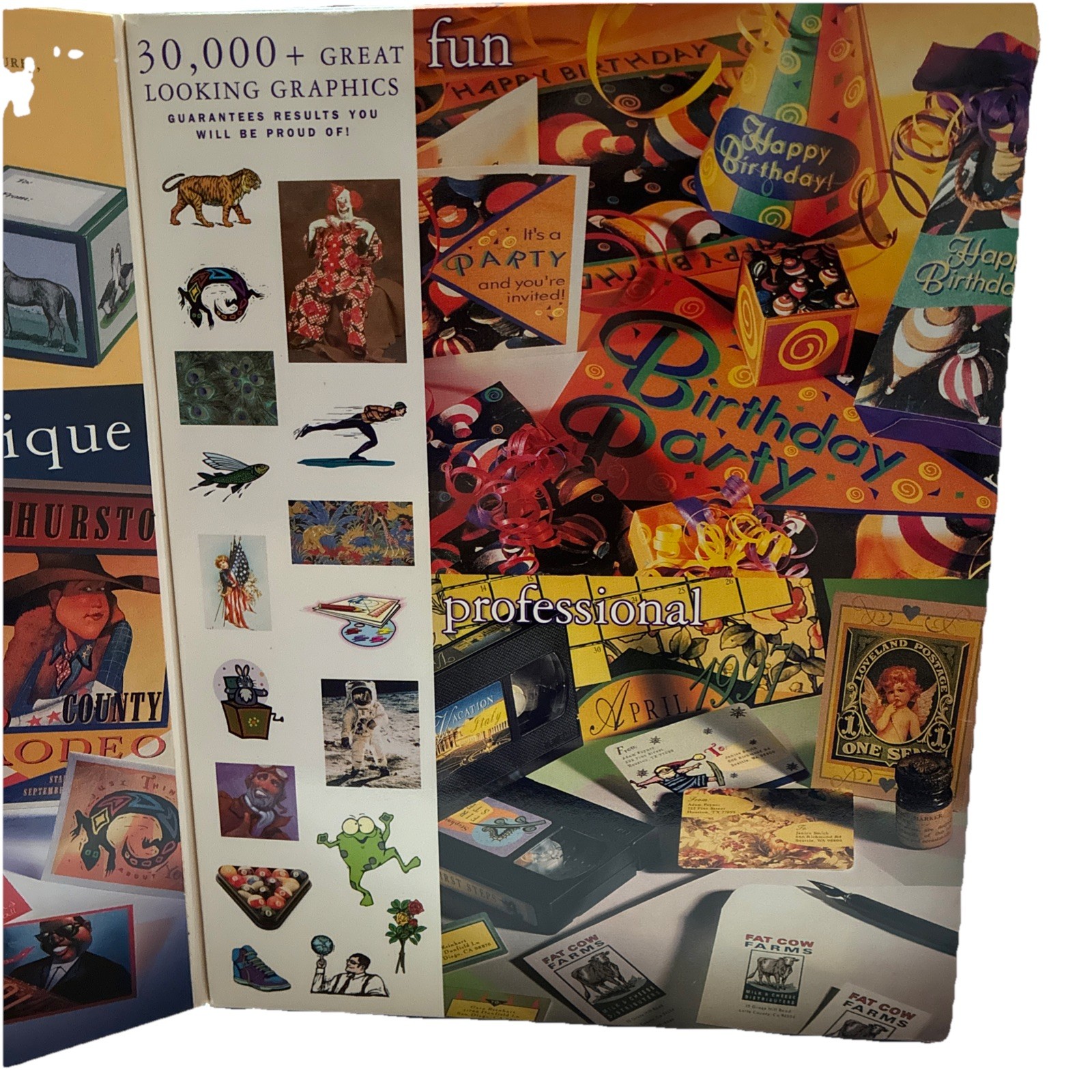 Vintage Print Artist Gold software by Sierra Home, for Windows 95 /Mac CD Rom
