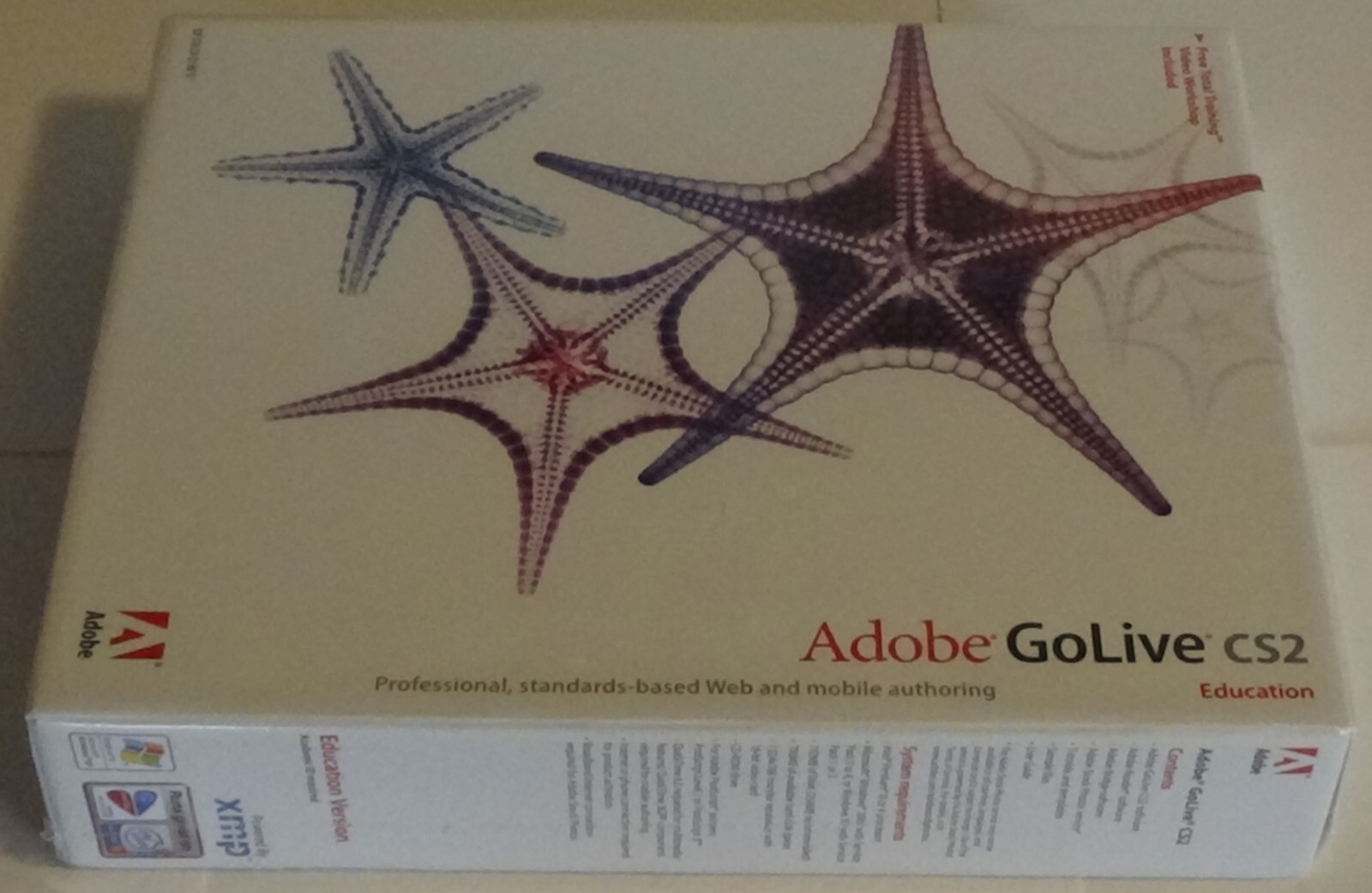 Adobe GoLive CS2 Education – Windows [2005] – Factory Sealed in plastic