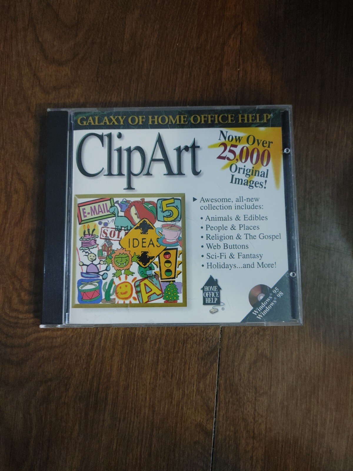 Galaxy Clip Art 25,000 (PC, 1998) Windows 3.1 & 95