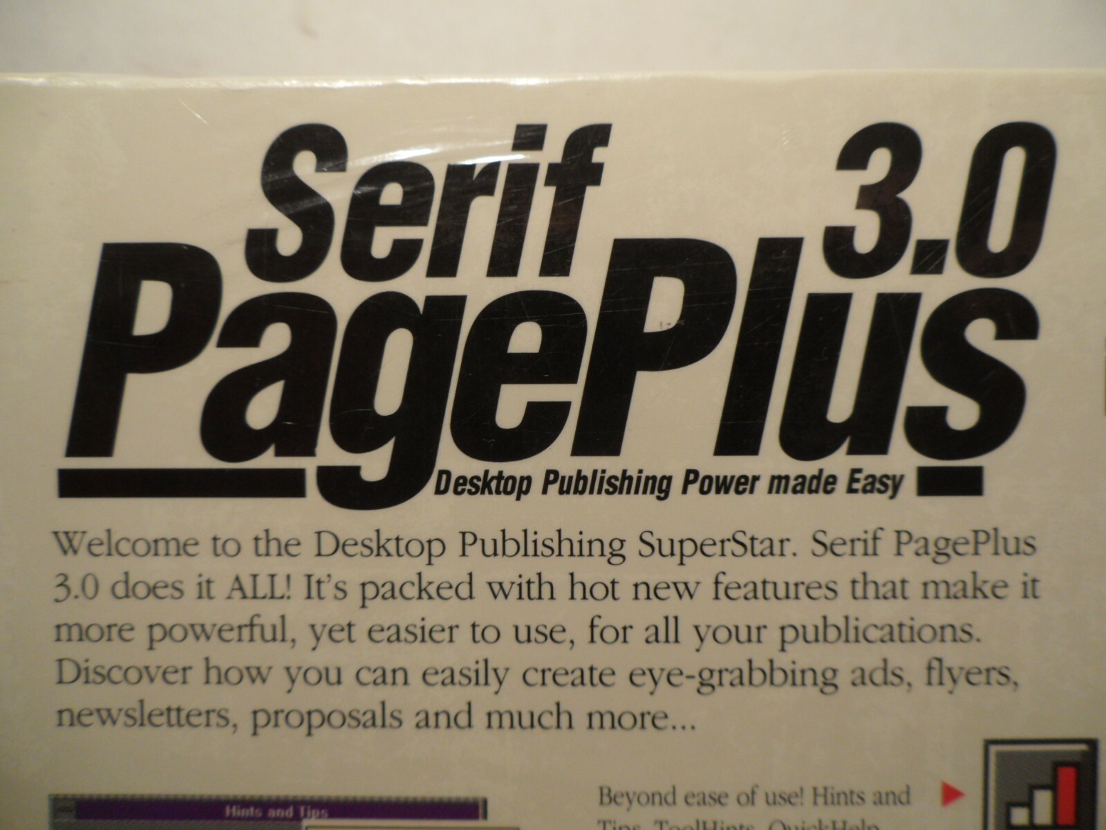 Serif 3.0 Page Plus Desktop Publishing Includes CD-ROM NEW Factory Sealed!