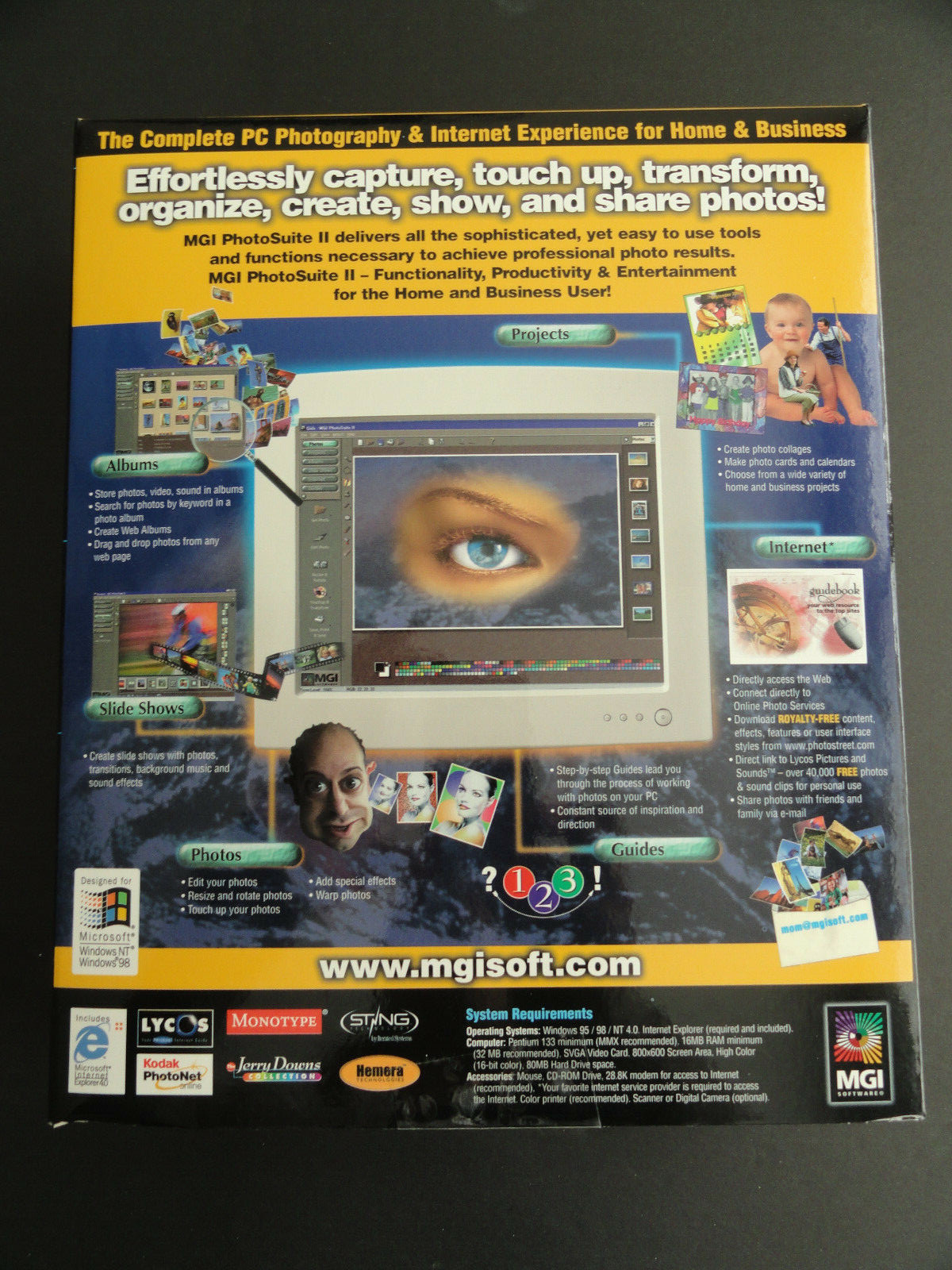 MGI PHOTO SUITE II – WINDOWS NT/WINDOWS 98
