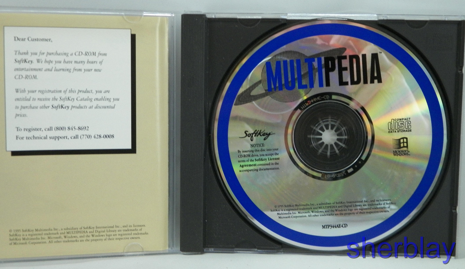 Multipedia (PC-CD, 1995) for Windows 3.1/95