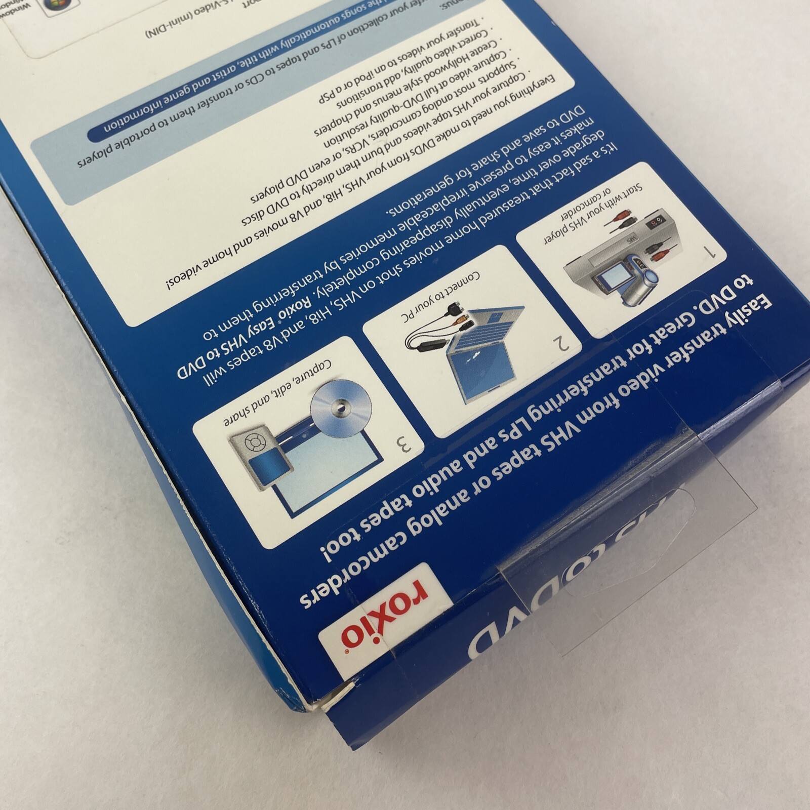 ROXIO Easy VHS to DVD for Windows Vista/XP 242500WM Sealed