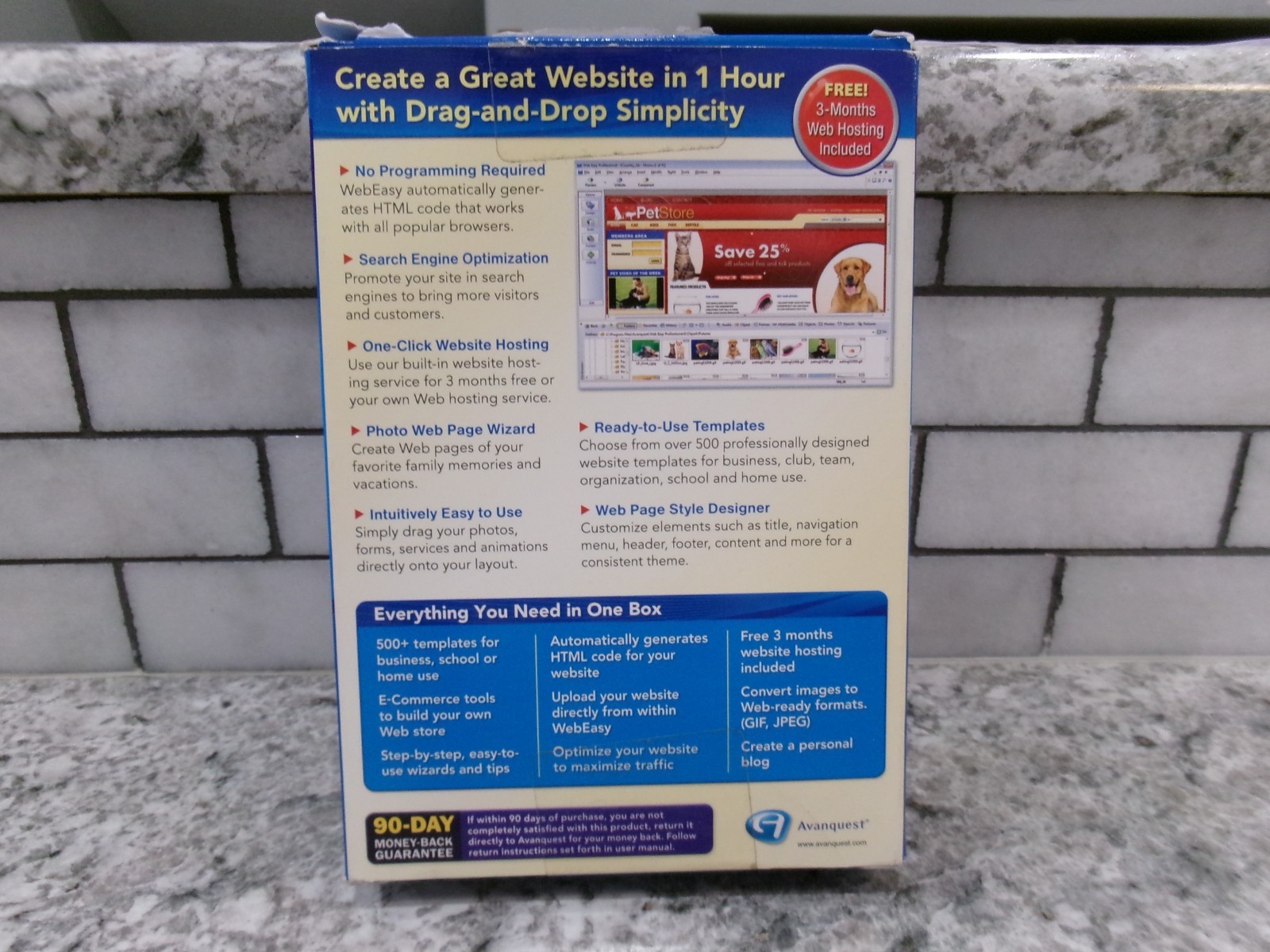 Avanquest WebEasy 8, Professional w/User Guide