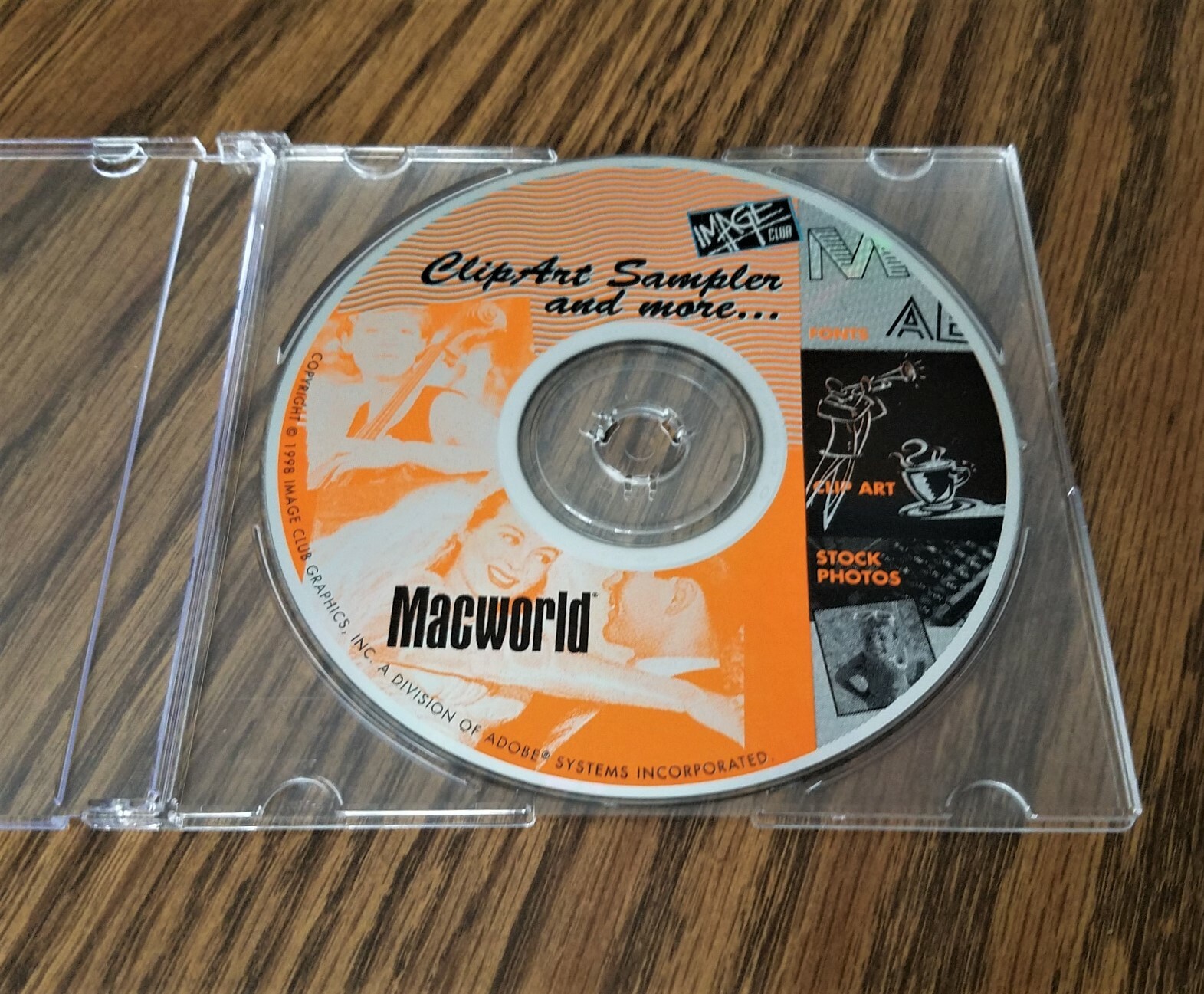 MAC WORLD CD ~Image Club CLIP ART SAMPLER & MORE, Stock Photos, Fonts, Clip Art!