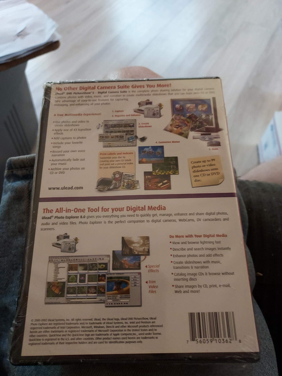 Ulead DVD PictureShow 2 / Photo Explorer 8 for Windows – 2 Pack BRAND NEW SEALED