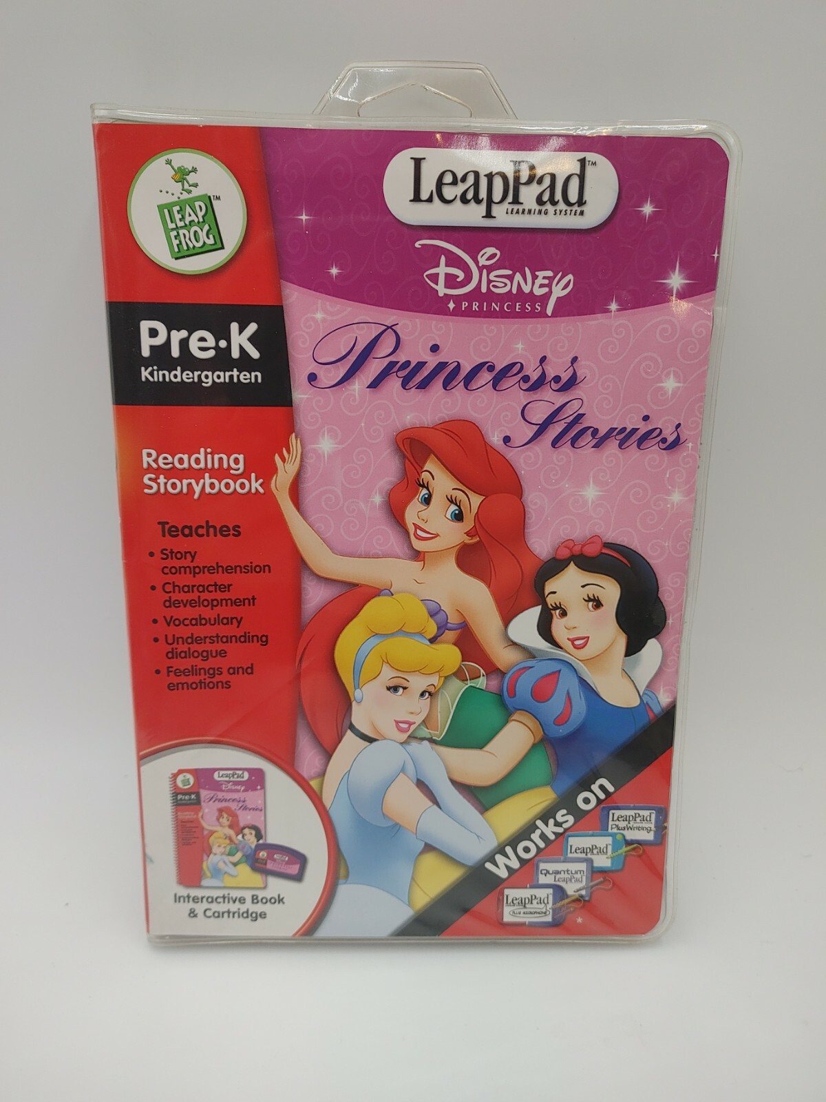 LeapPad Leap Frog Disney Princess Stories Reading Storybook & Cartridge Pre-K