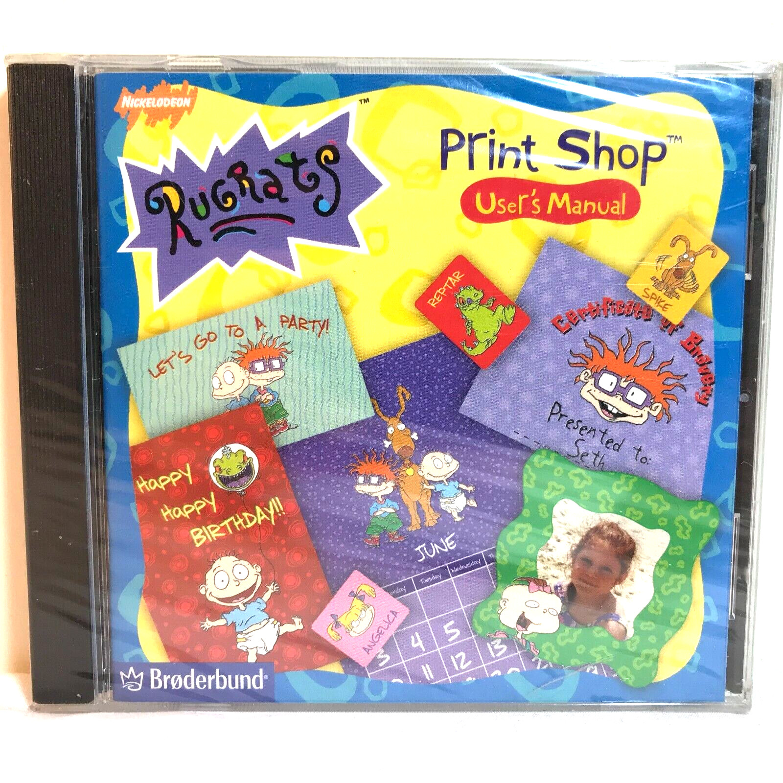 Vintage 90s Nickelodeon RUGRATS PRINT SHOP CD Rom – NEW