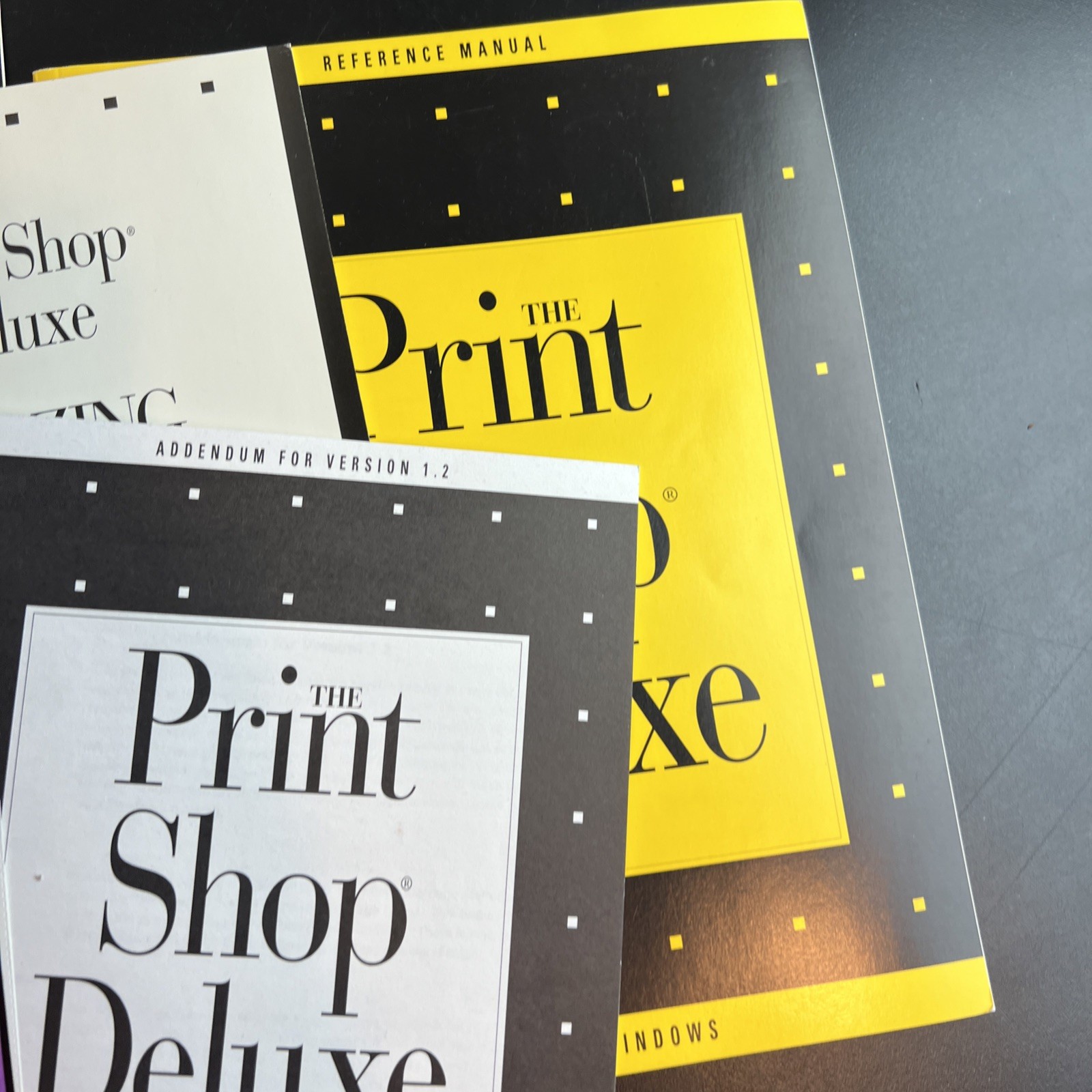 Broderbund THE PRINT SHOP DELUXE and Companion For Windows PC BIG BOX 3.5 Disk