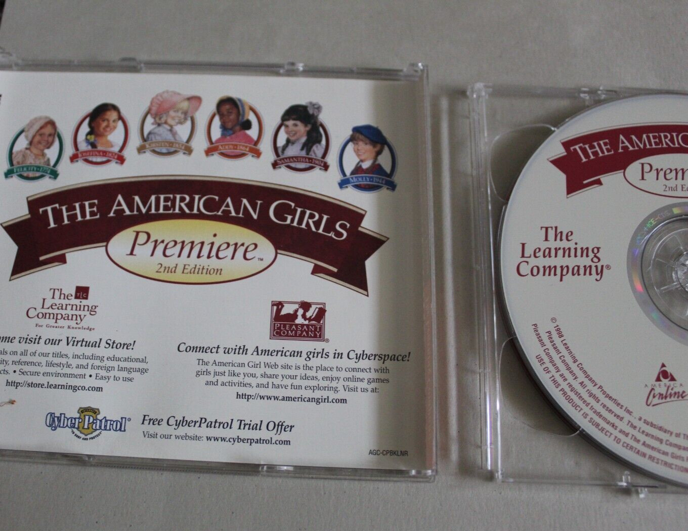 The Learning Company The American Girls Premiere for PC Win/Mac 1998