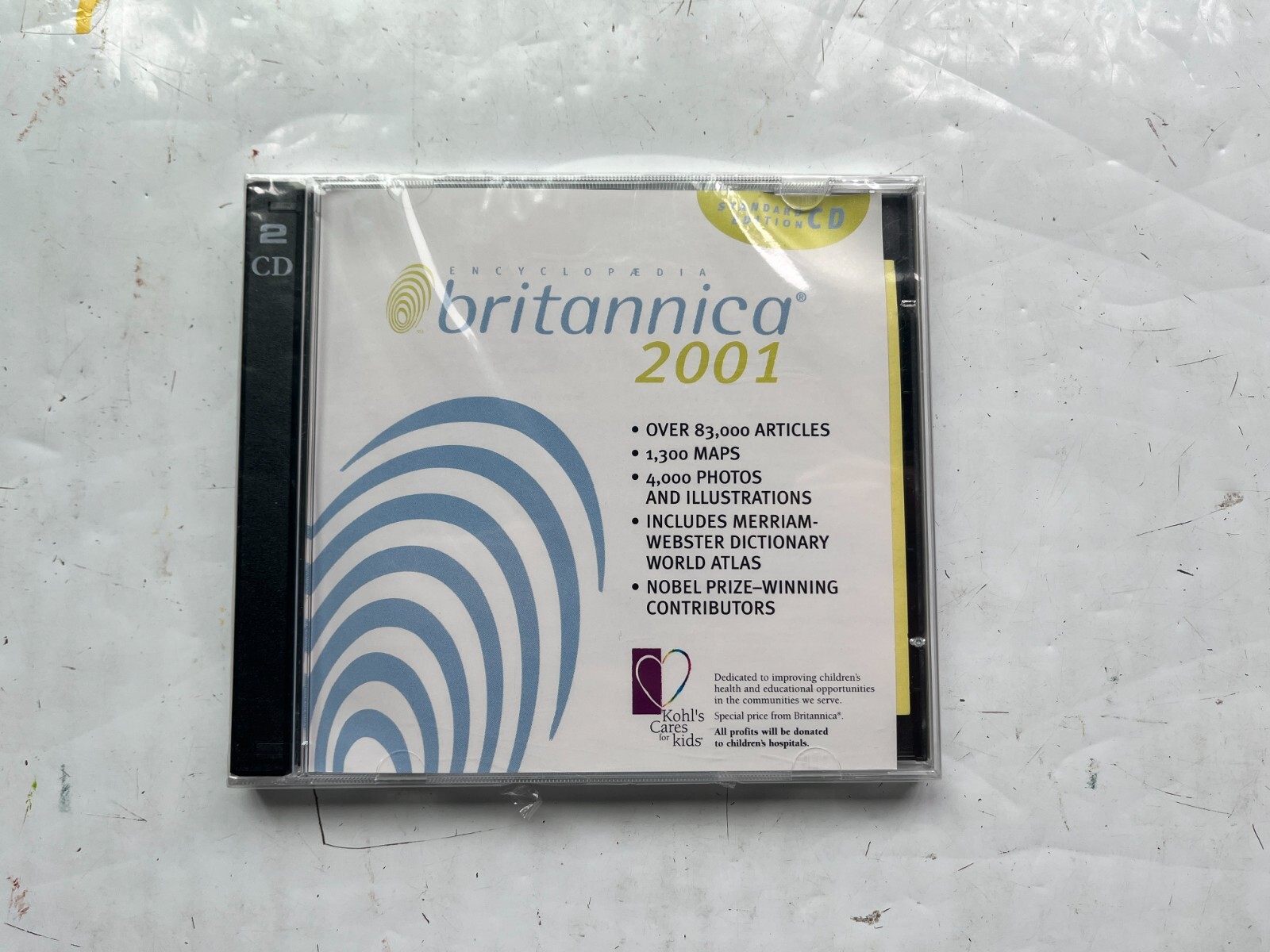 Encyclopedia Britannica 2001 Standard Edition CD Software Windows 95 98 2000 ME