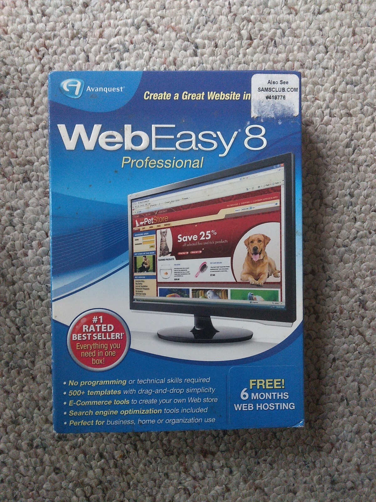 Avanquest WebEasy 8 Professional – Full Version for Windows