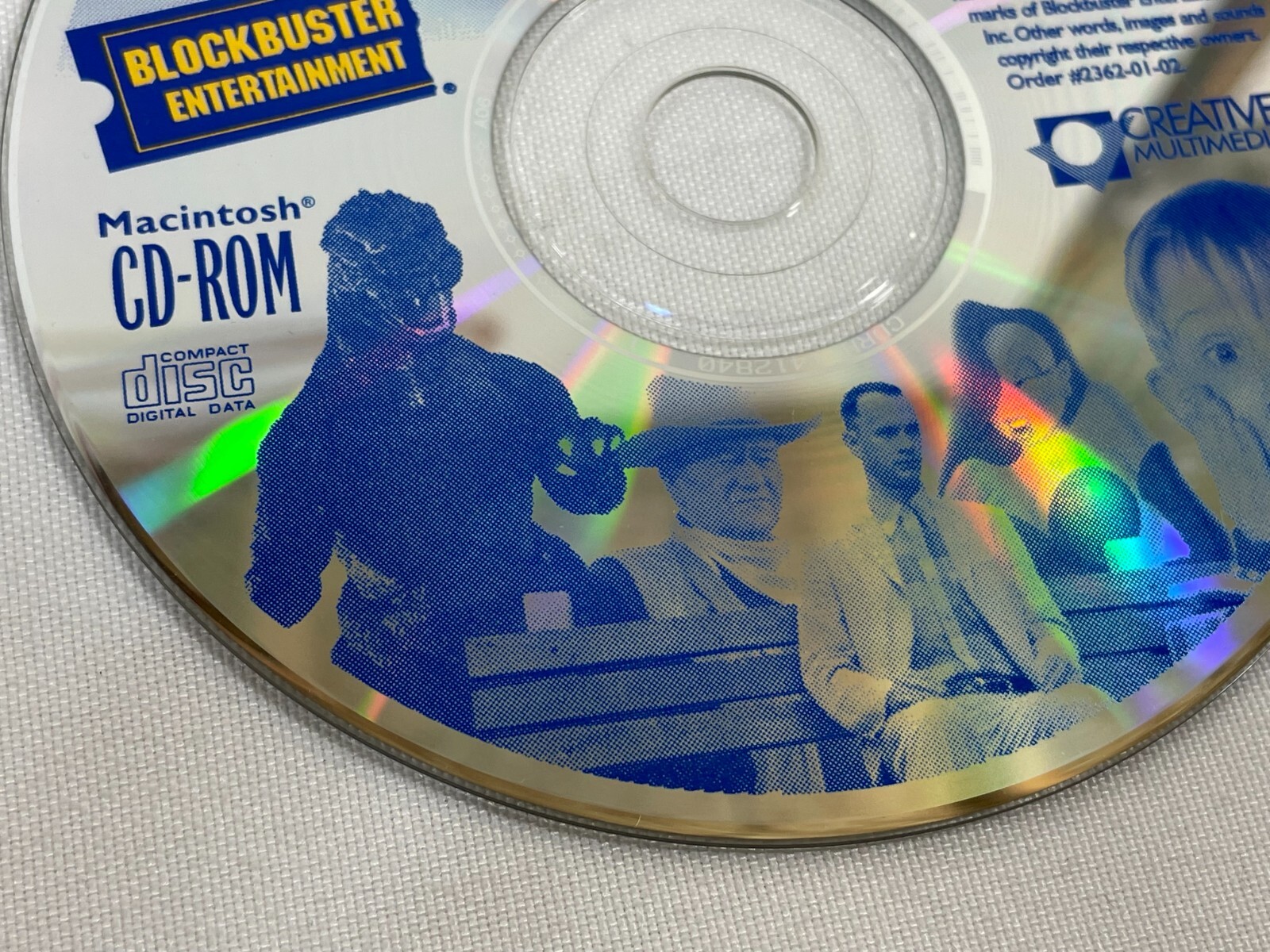 Vintage 1995 Blockbuster Movies & Videos CD-ROM Macintosh Mac Software DISC ONLY