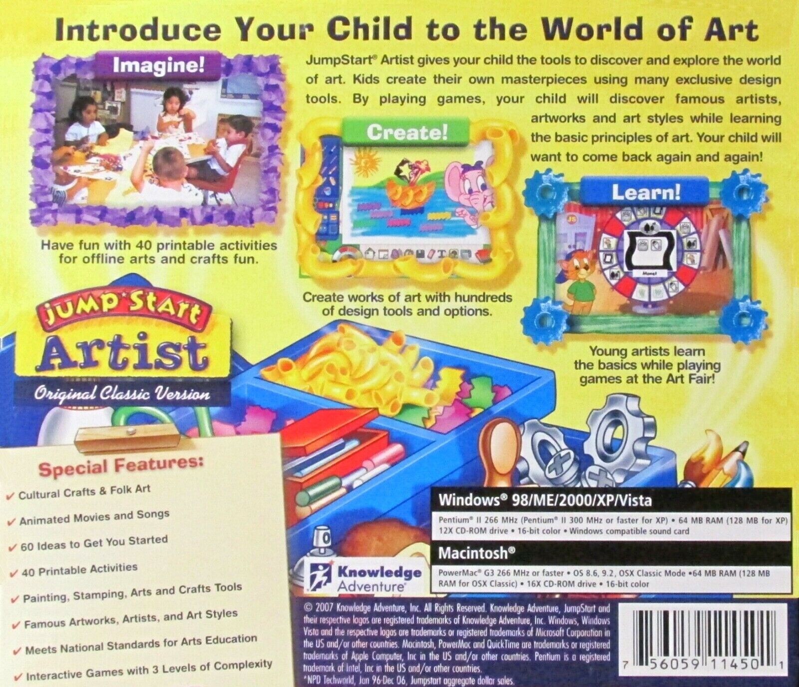 JUMP START ARTIST – KNOWLEDGE ADVENTURE.INTRODUCE YOUR CHILD TO THE WORLD OF ART
