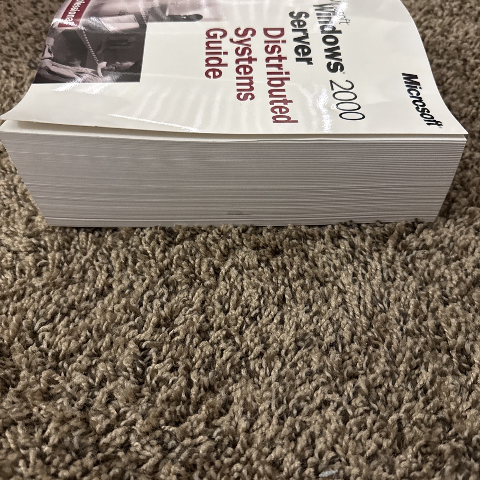 Microsoft Windows 2000 Server Distributed Systems Guide IT Professional P/B