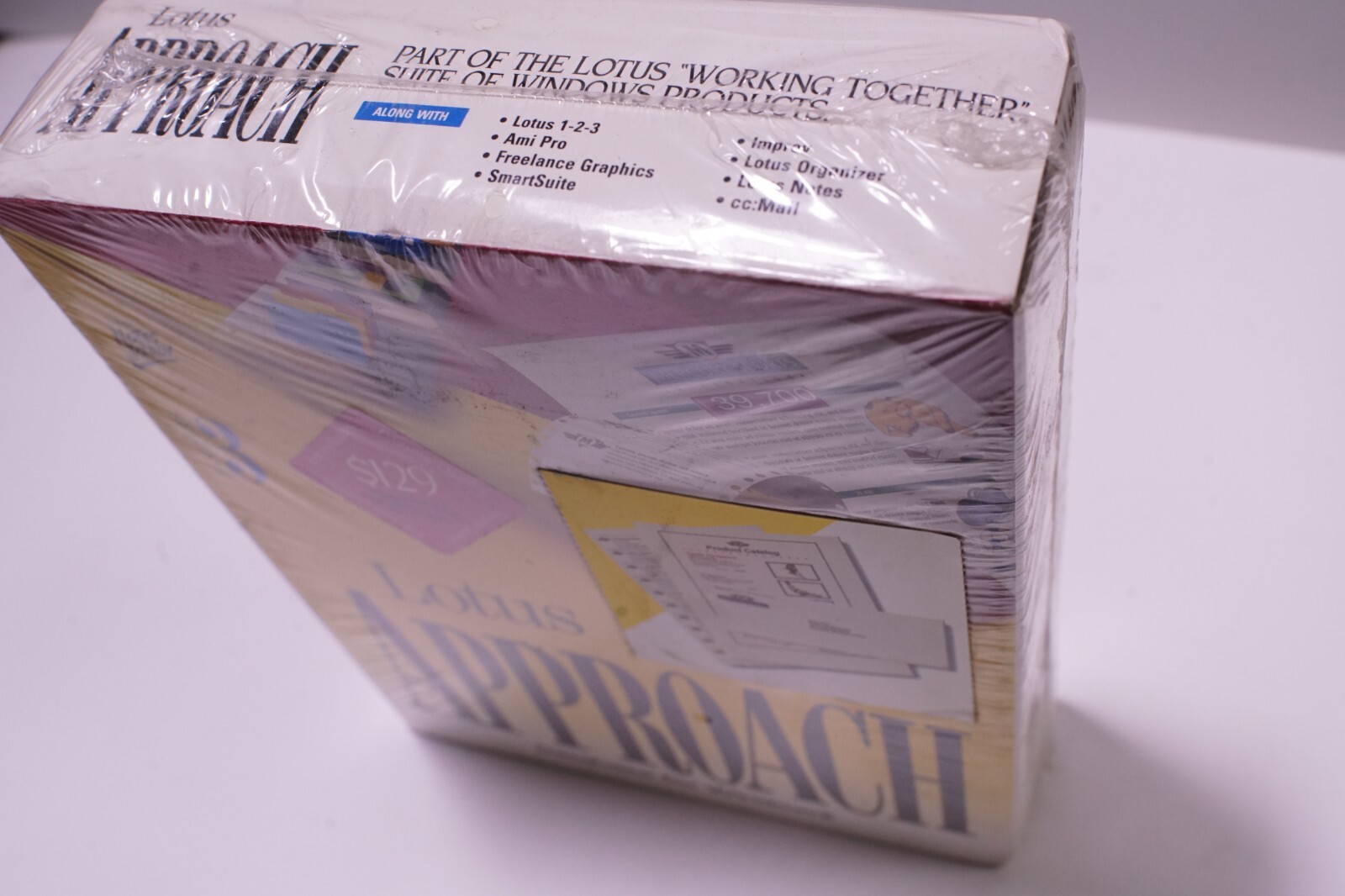BRAND NEW SEALED – Lotus Approach 3.0 for Windows 3.1 PC IBM Big Box 123 Suite