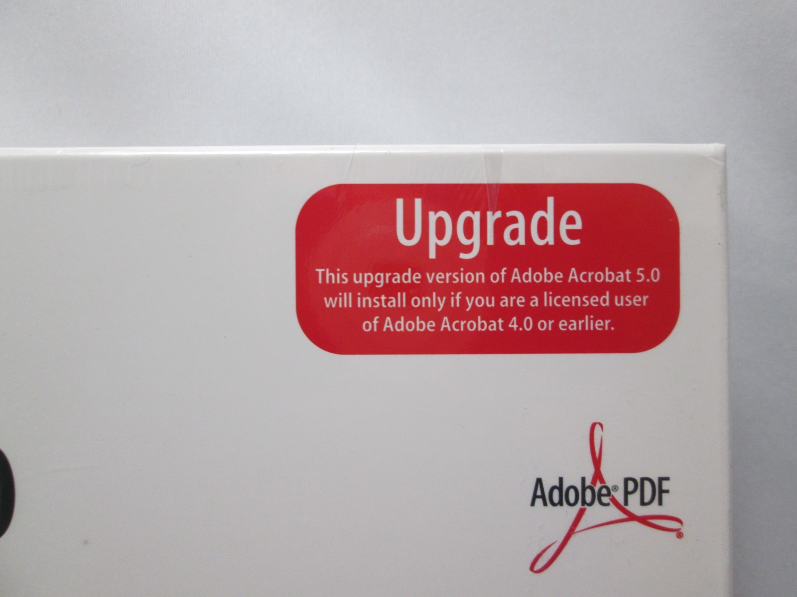 Adobe Acrobat 5.0 Update for Windows New Sealed in Box