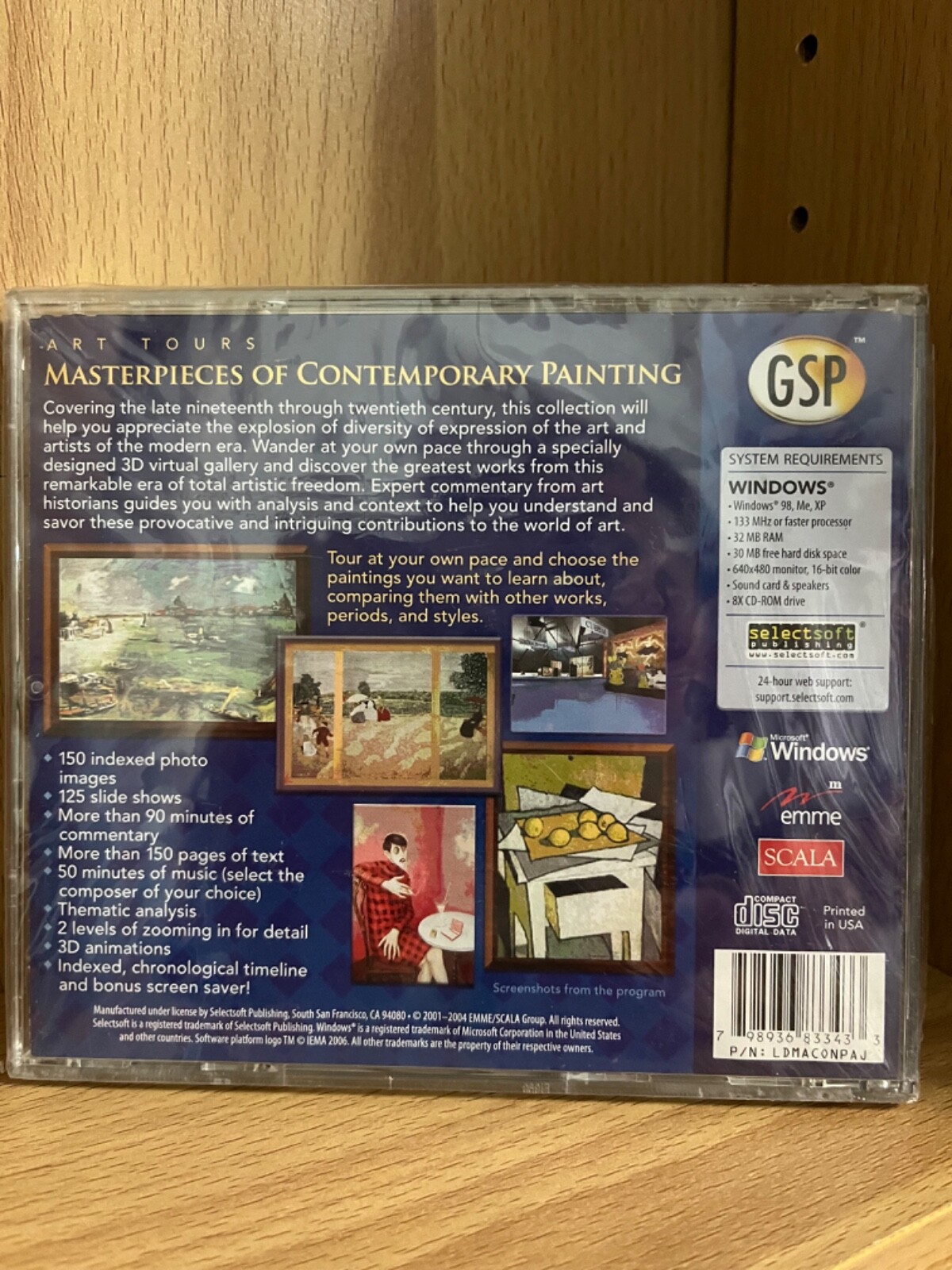 MASTERPIECES OF CONTEMPORARY PAINTING – INTERACTIVE ART TOURS. FREE SHIPPING