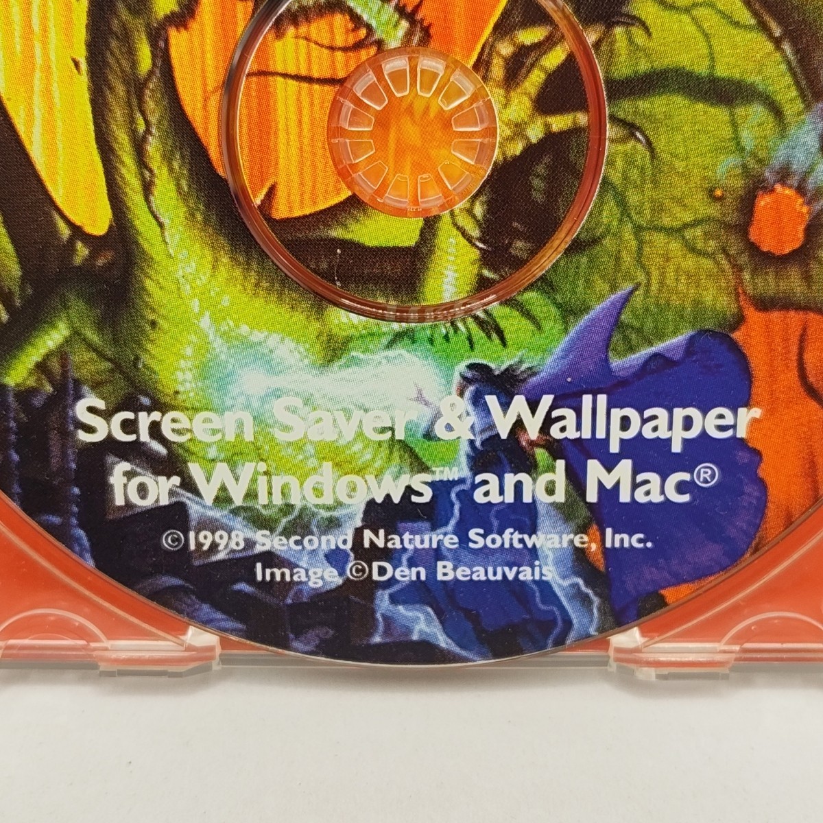 Dragon Legends Wallpaper & Screen Saver Dan Beauvais: PC Windows Mac 1998 Rare