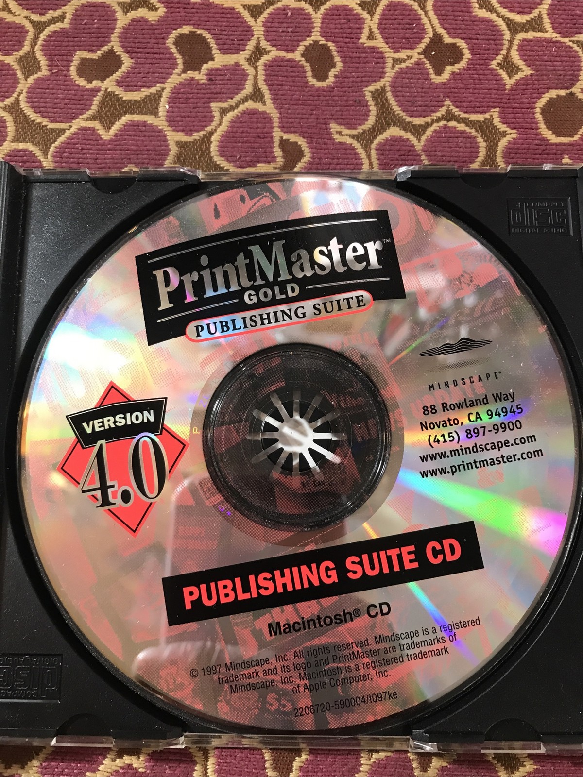 PrintMaster Gold 4.0 Publishing Suite CD-ROM