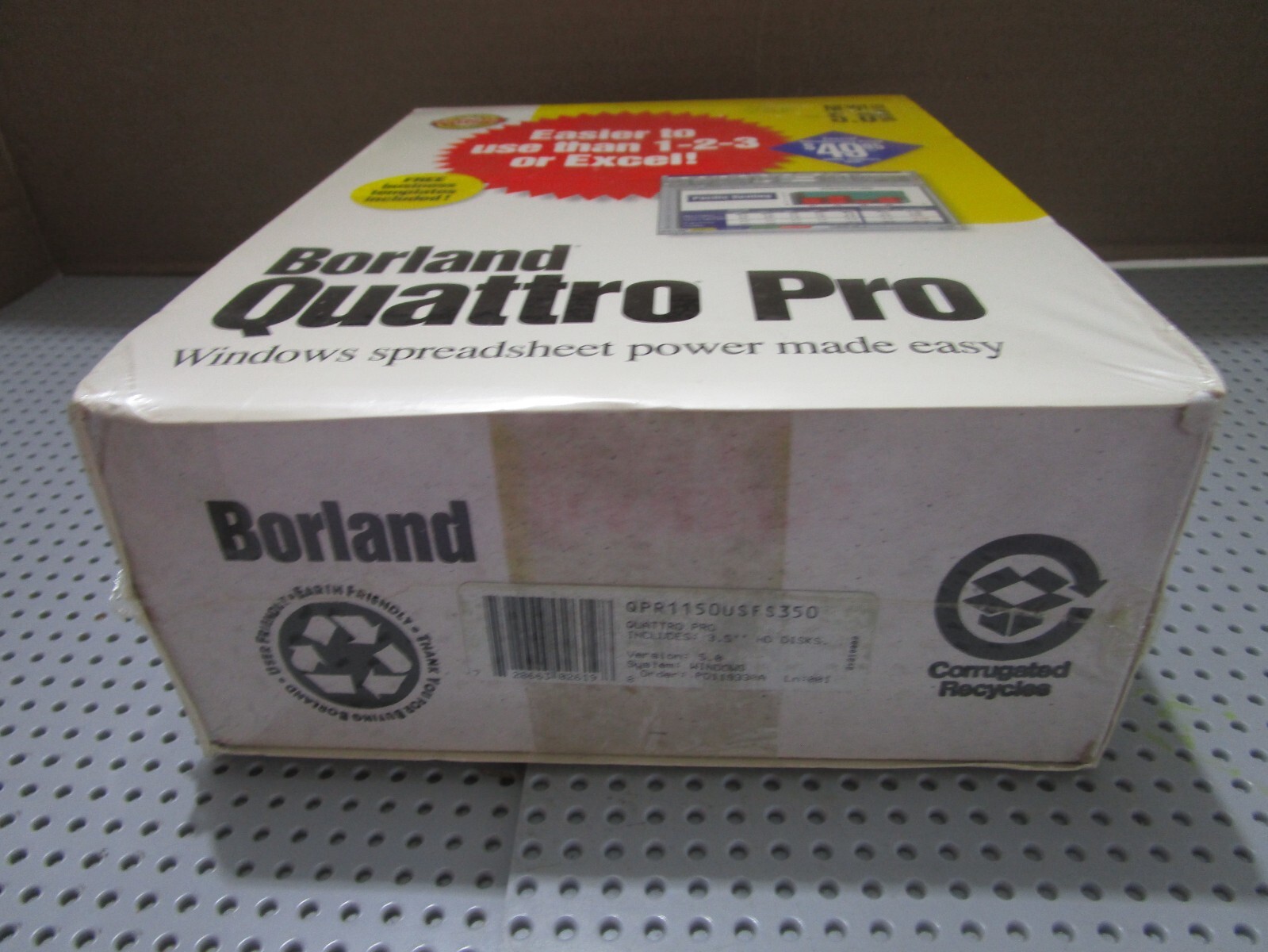 BORLAND QUATTRO PRO VER 5.0 FOR WINDOWS–3.5″ DISKS–BRAND NEW SEALED
