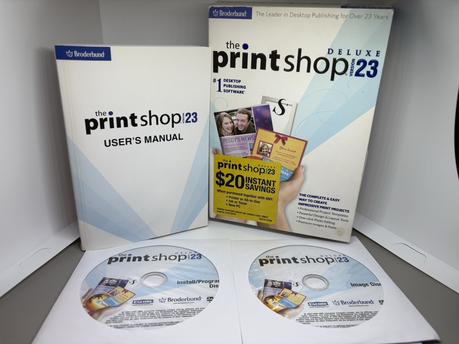 Print Shop Deluxe Version 23 Publishing Software For Windows