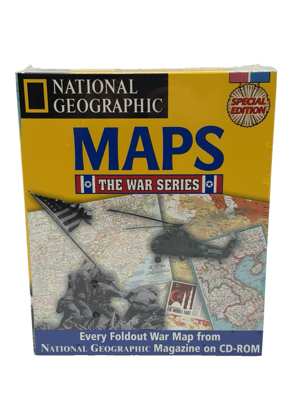 National Geographic Maps The War Series – Special Edition PC CD-ROM New Sealed