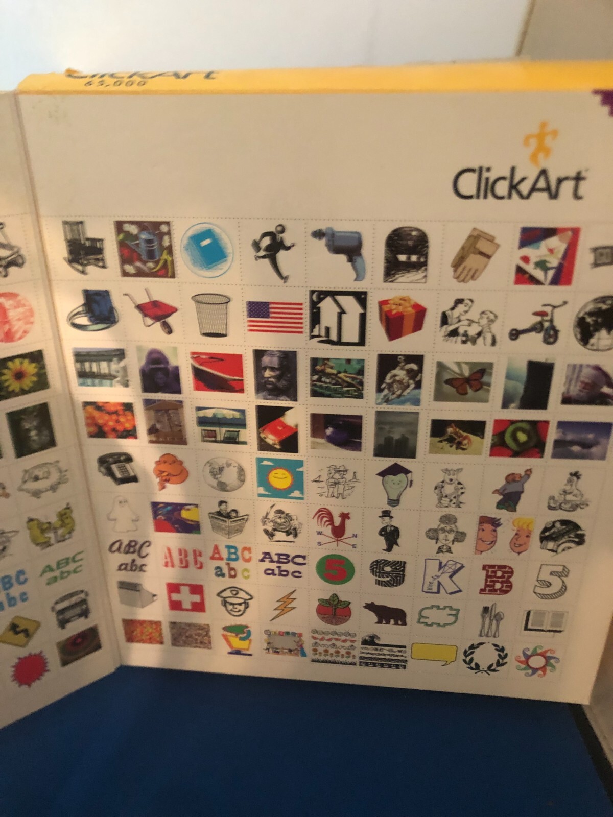 Broderbund Click Art 65,000 5 Cd Window 95 COMPLETE