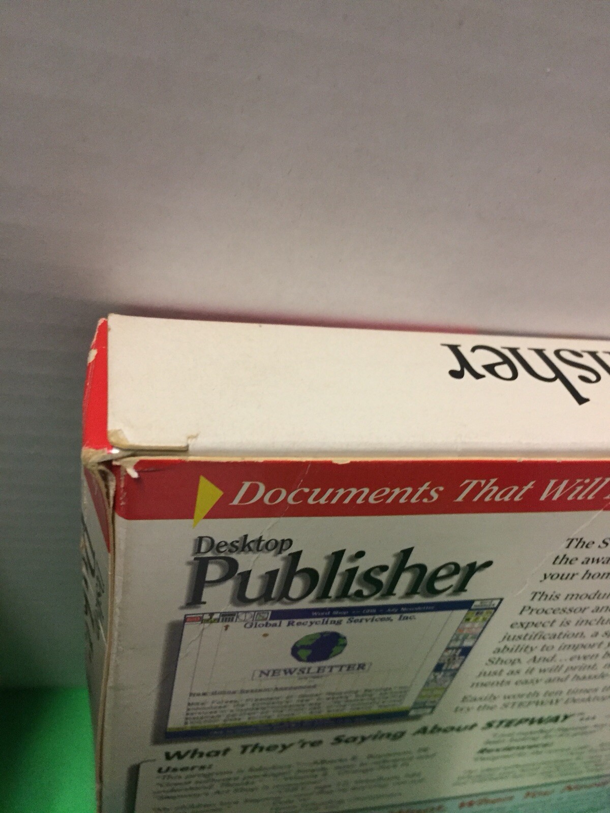 Vintage Lot Of 2 Pc Software Desktop Publisher Stepway Working Resume Creator