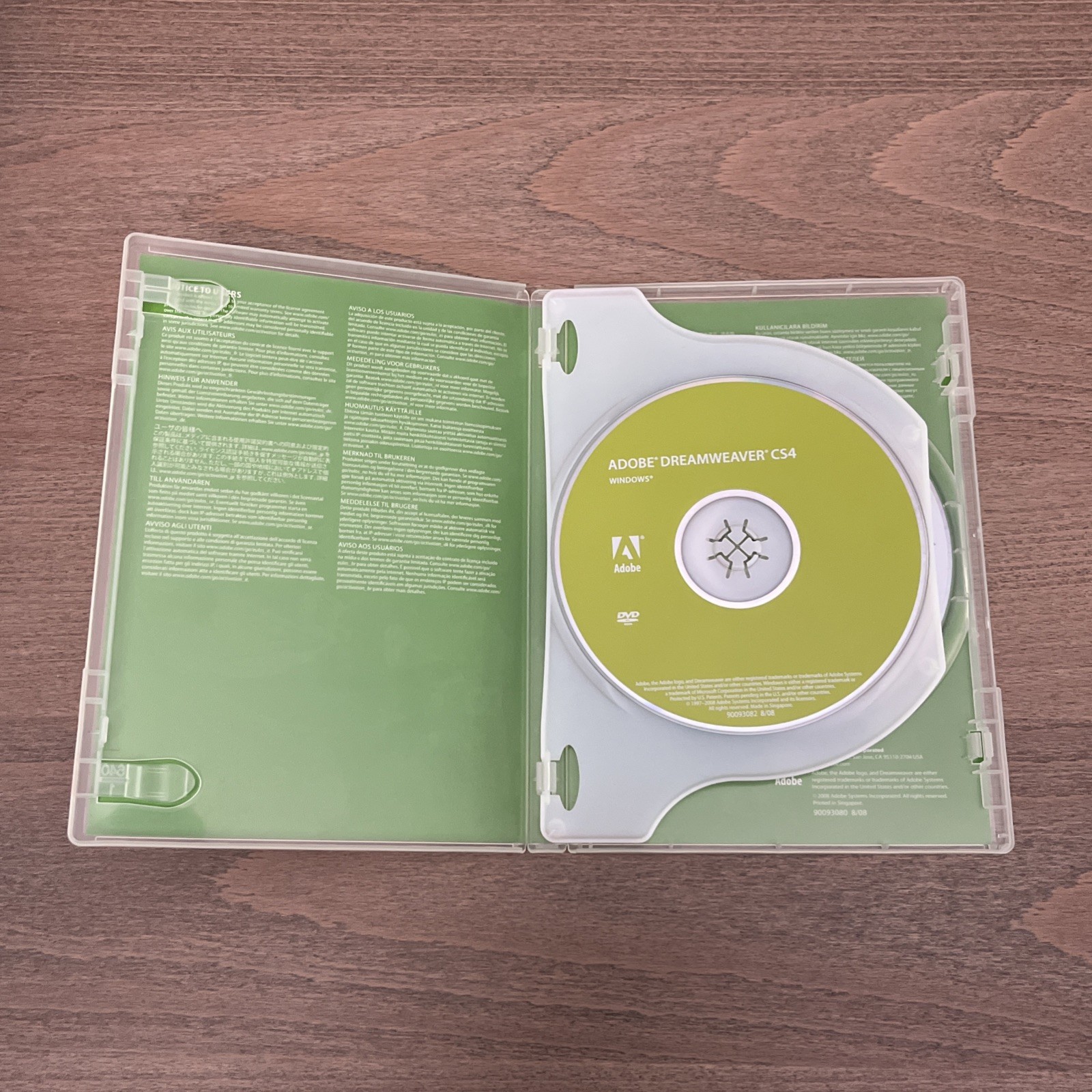 Adobe Dreamweaver CS4 For Windows Learning Creative Suite 4 Disc Included