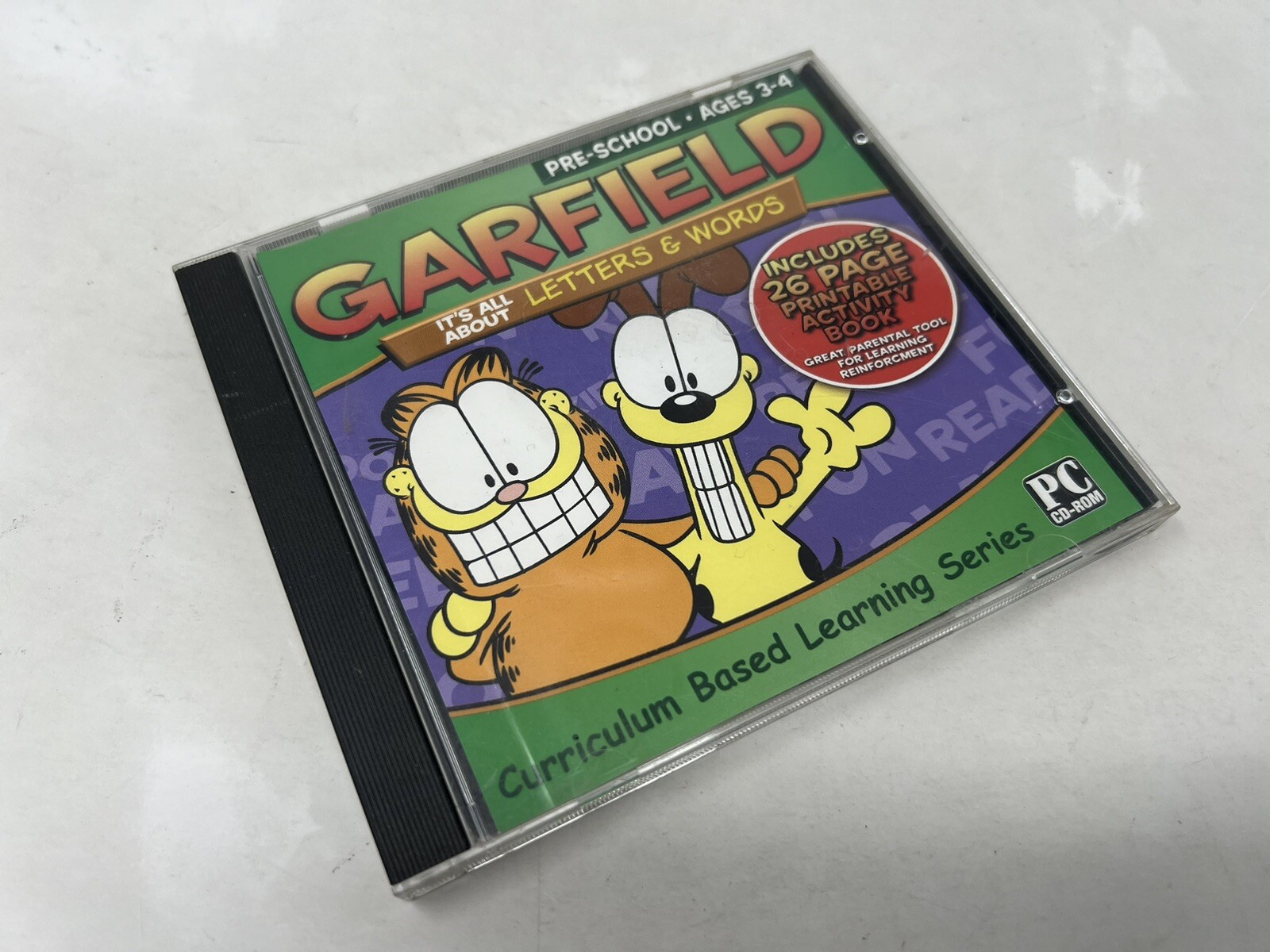 Garfield: It’s All About Letters and Words Ages 3-4 (PC, 2006)